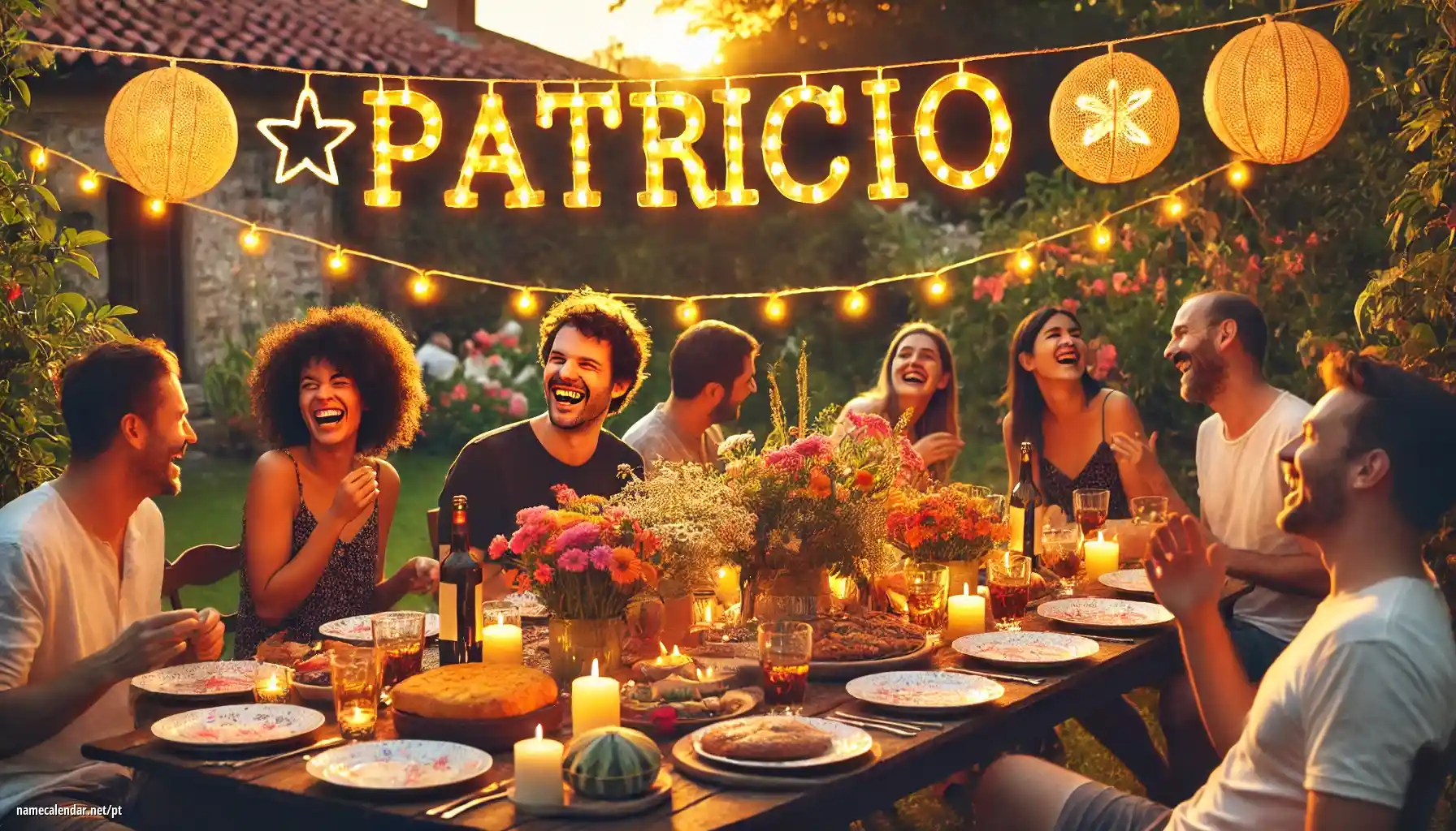 Celebração do dia do nome e nome - Patricio