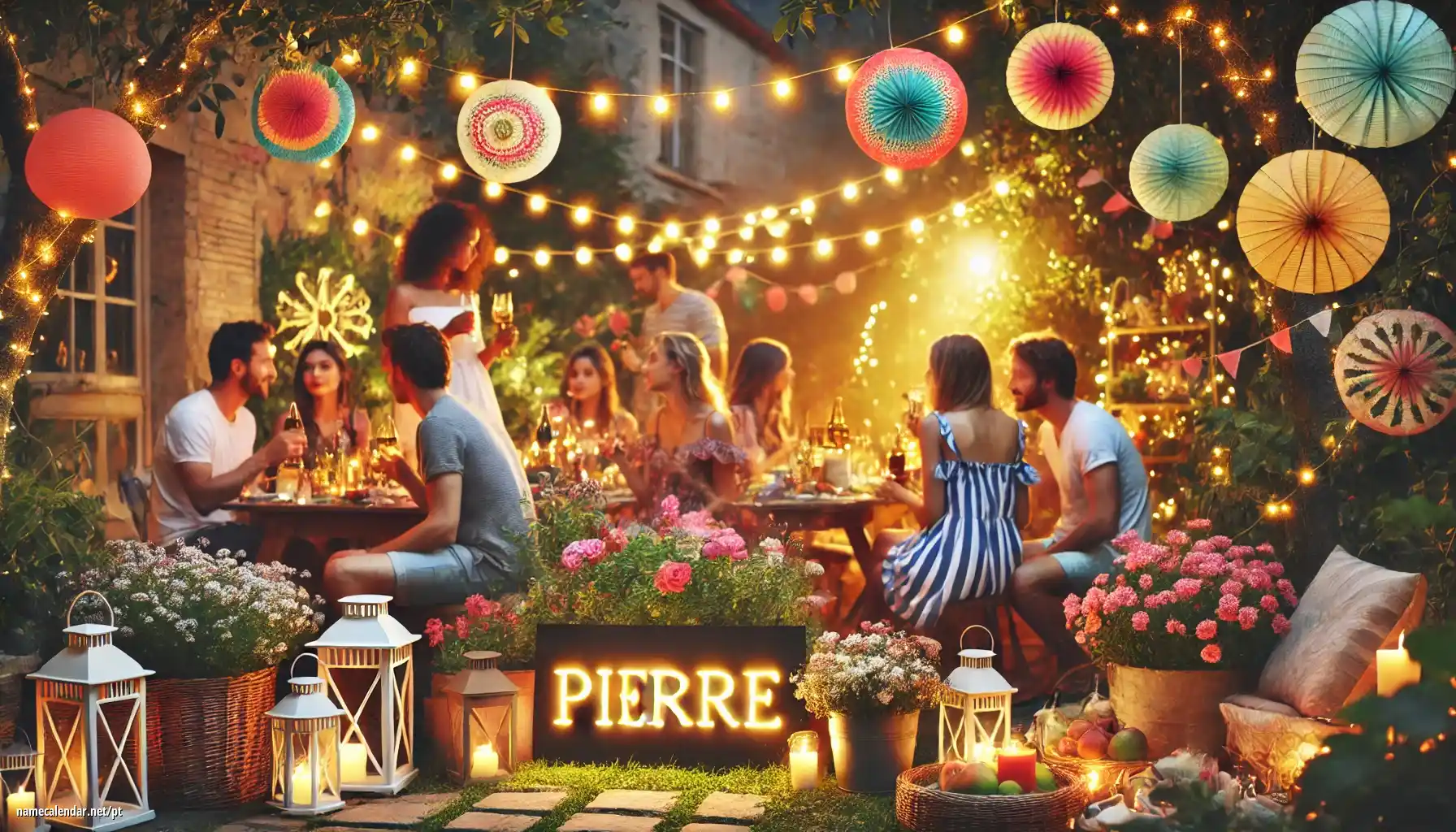 Celebração do dia do nome e nome - Pierre