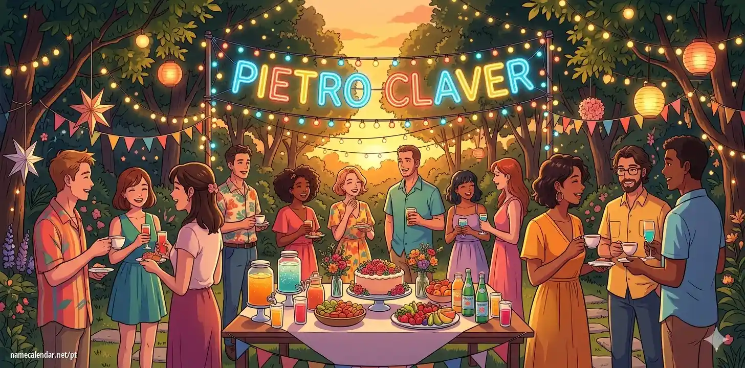 Celebração do dia do nome e nome - Pietro Claver