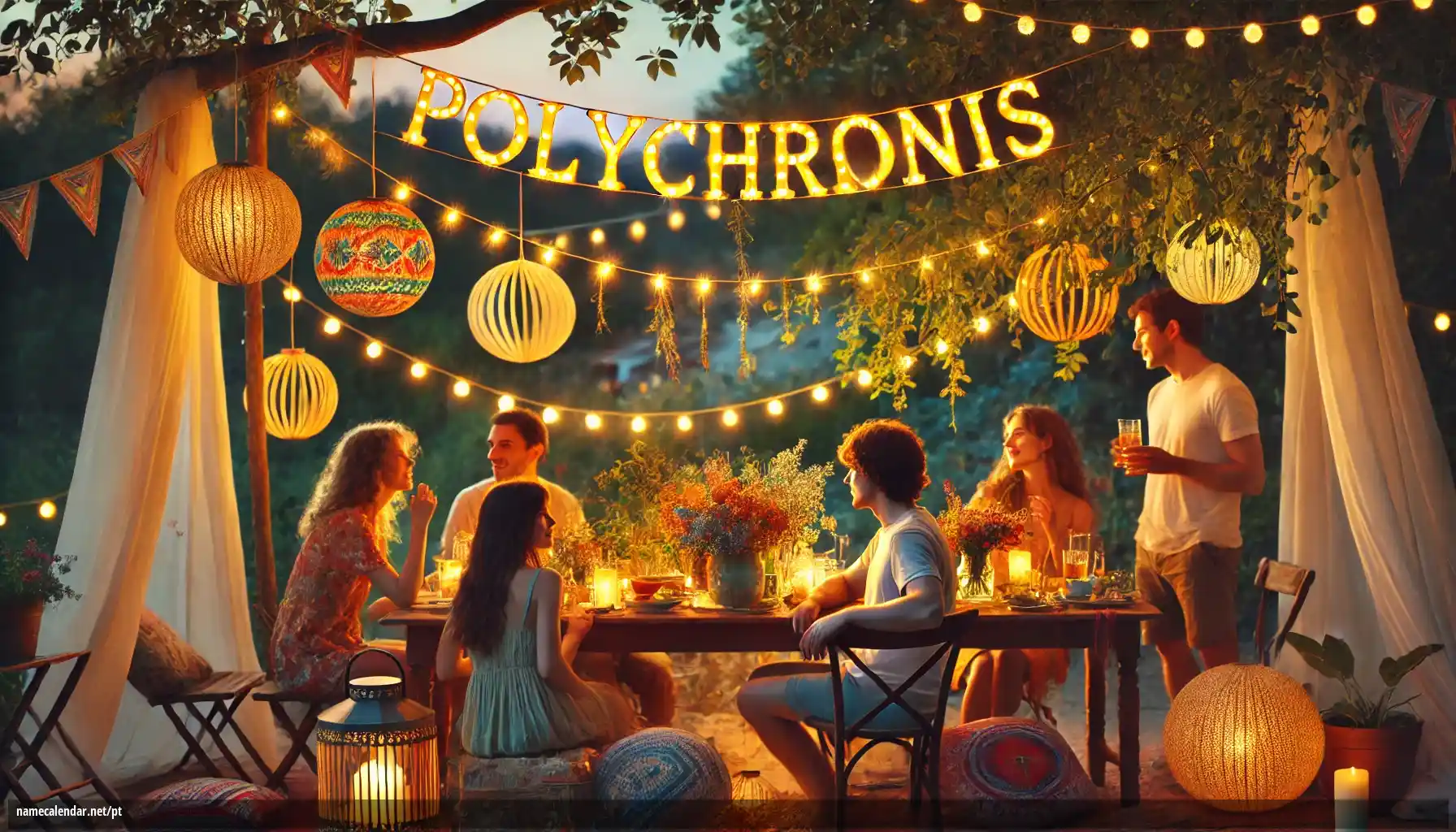 Celebração do dia do nome e nome - Polychronis