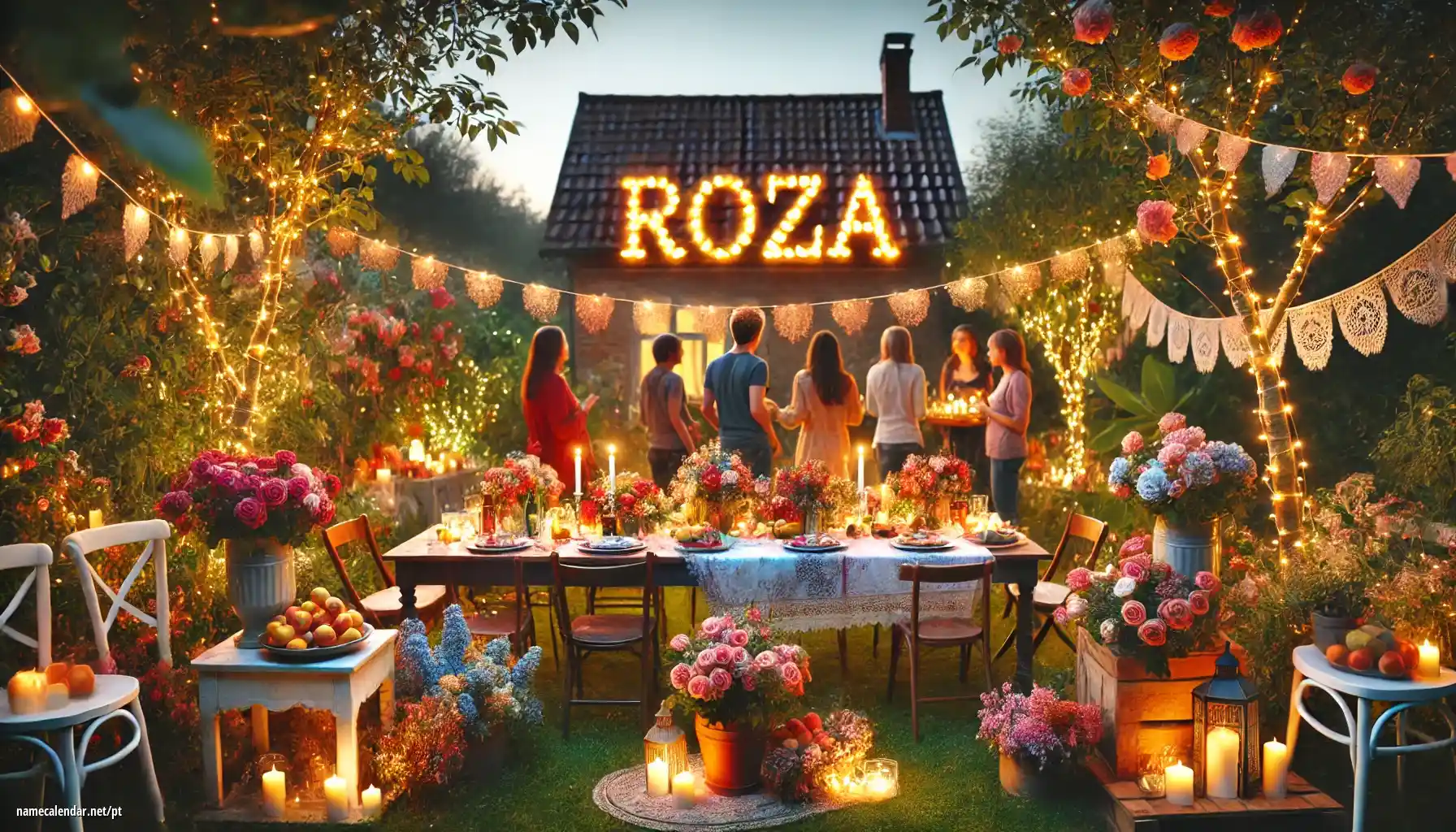 Celebração do dia do nome e nome - Róża