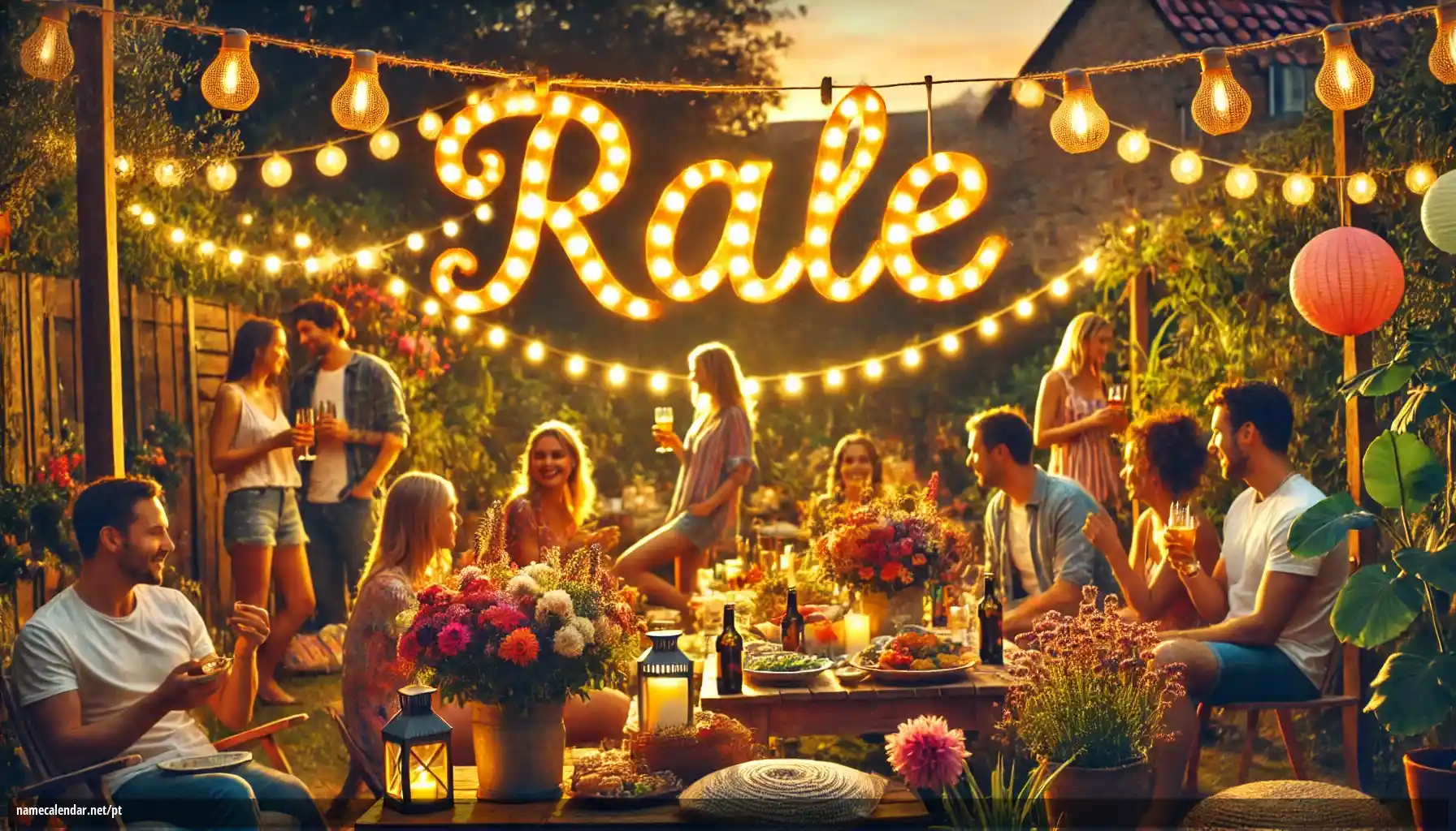 Celebração do dia do nome e nome - Rale