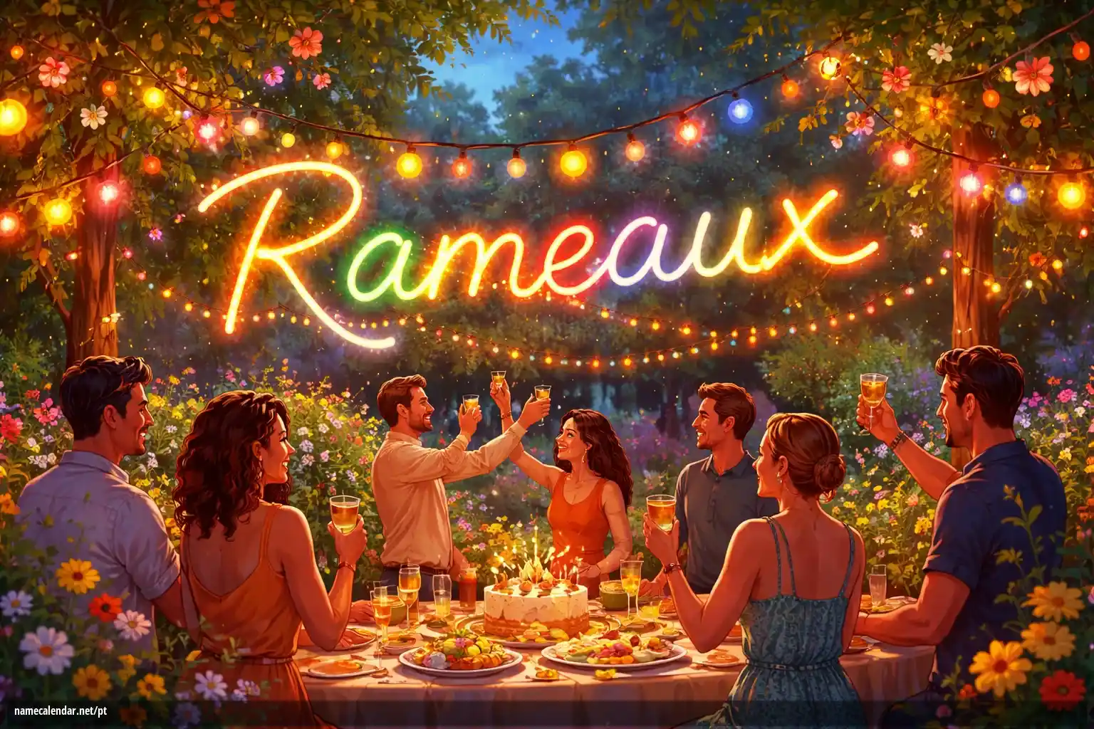 Celebração do dia do nome e nome - Rameaux