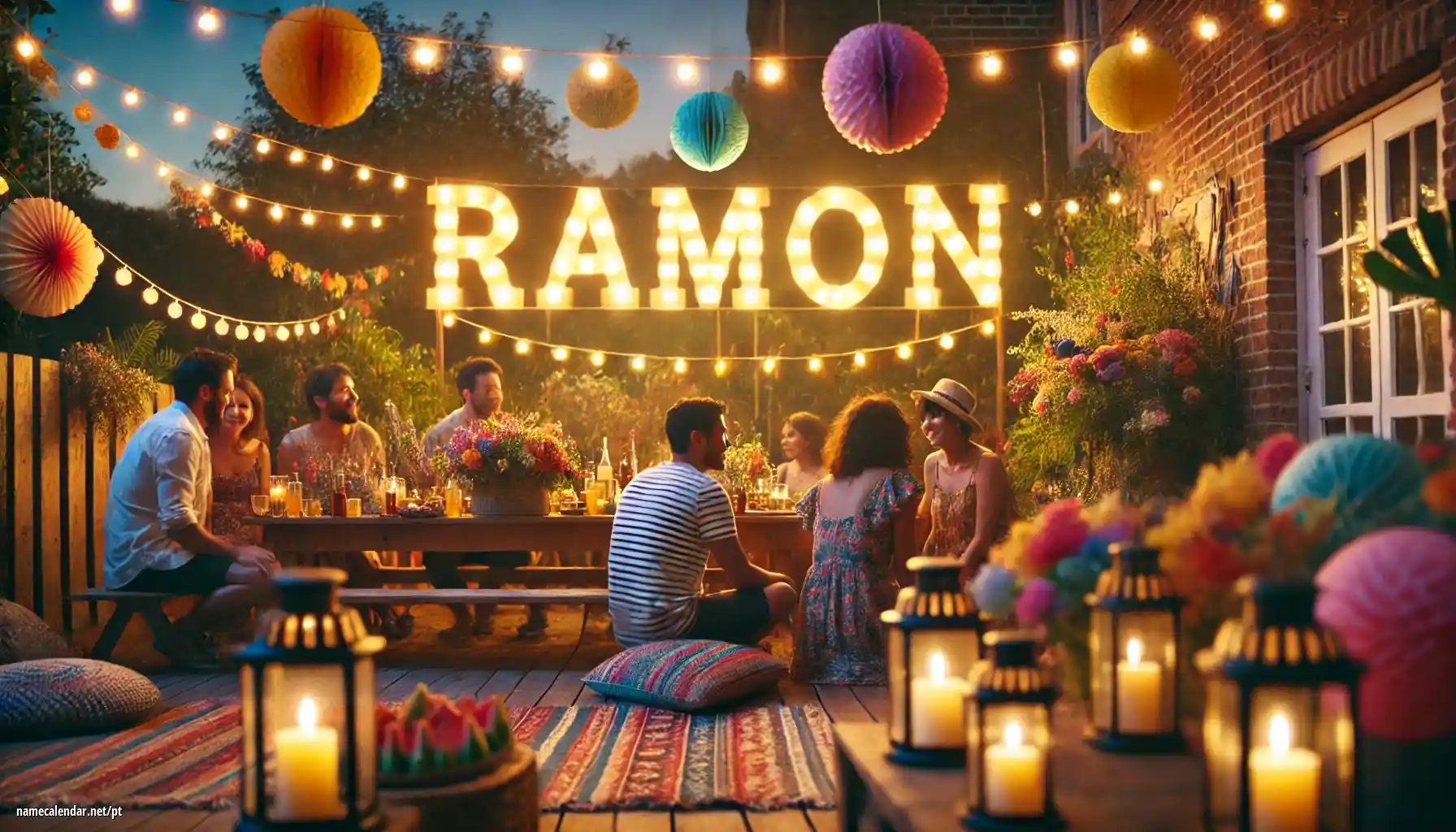 Celebração do dia do nome e nome - Ramon