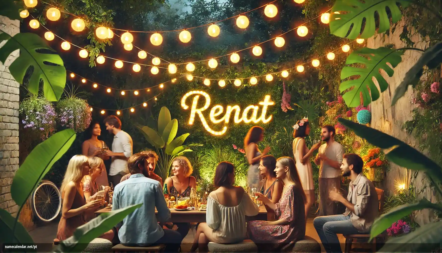 Celebração do dia do nome e nome - Renat
