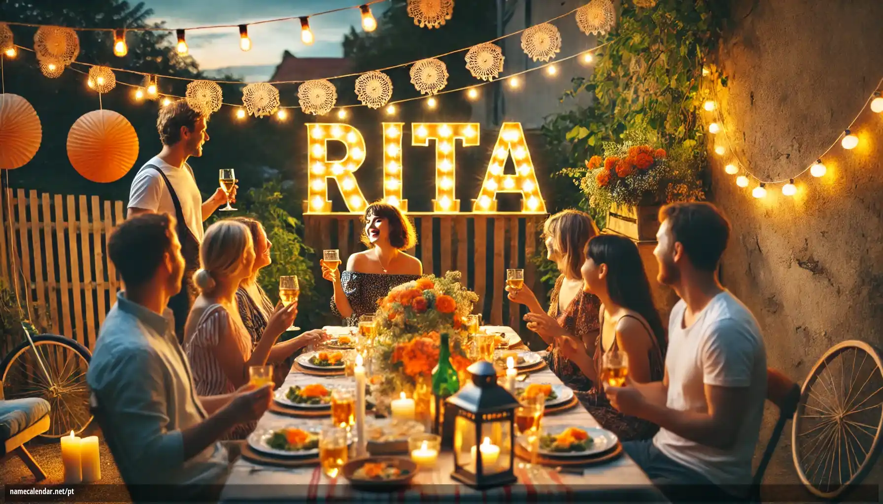 Celebração do dia do nome e nome - Rita