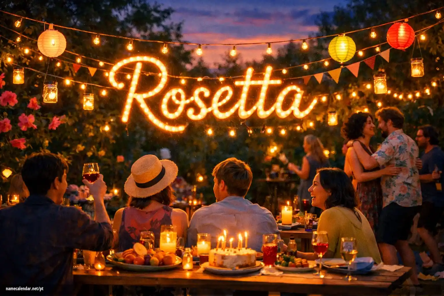 Celebração do dia do nome e nome - Rosetta