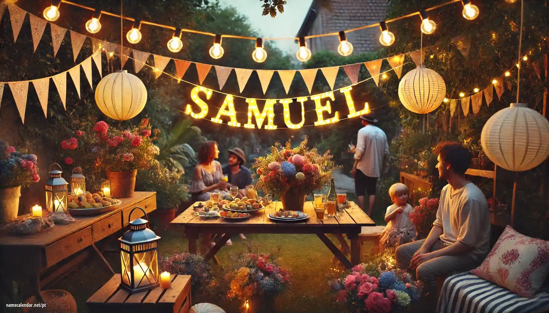 Celebração do dia do nome e nome - Sámuel