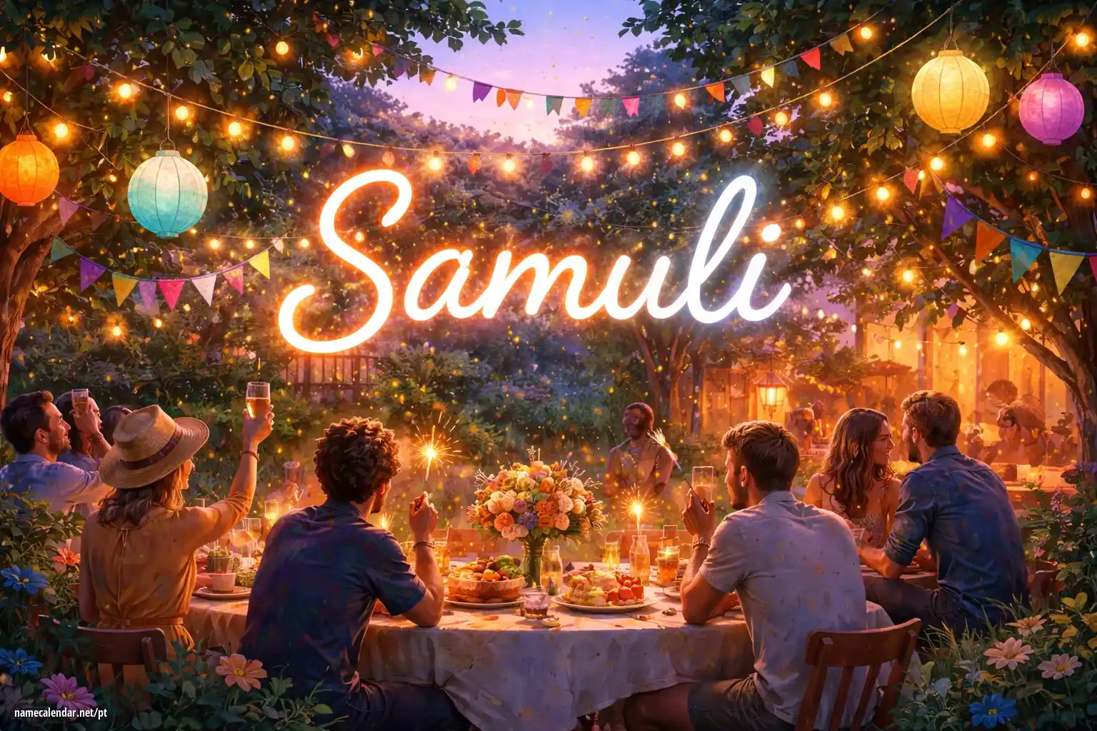 Celebração do dia do nome e nome - Samuli