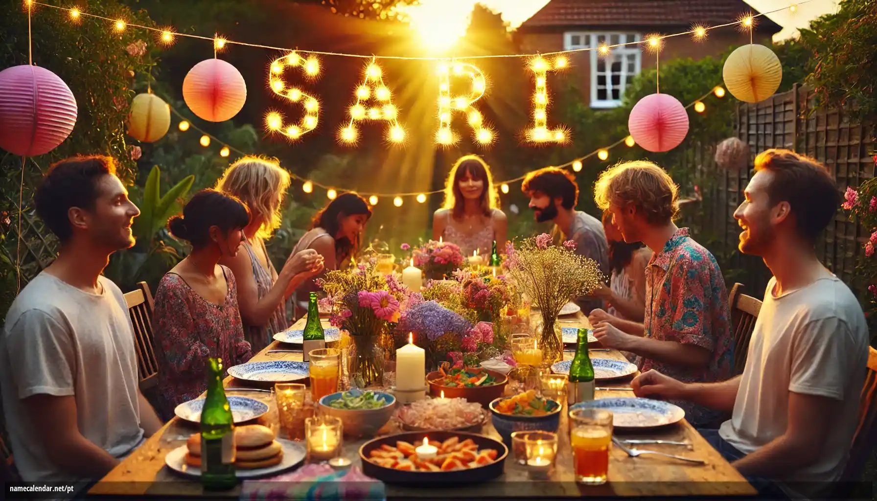 Celebração do dia do nome e nome - Sari