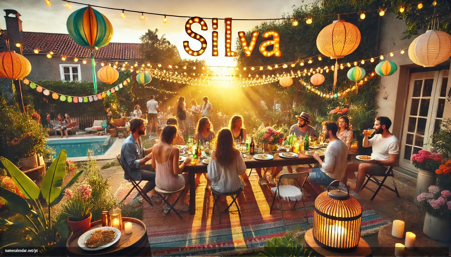 Celebração do dia do nome e nome - Silva