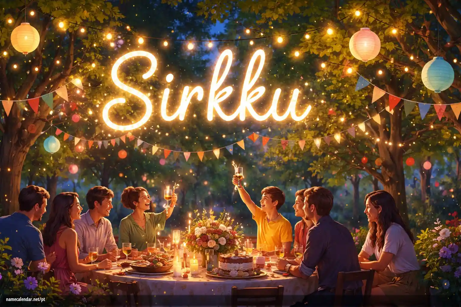 Celebração do dia do nome e nome - Sirkku