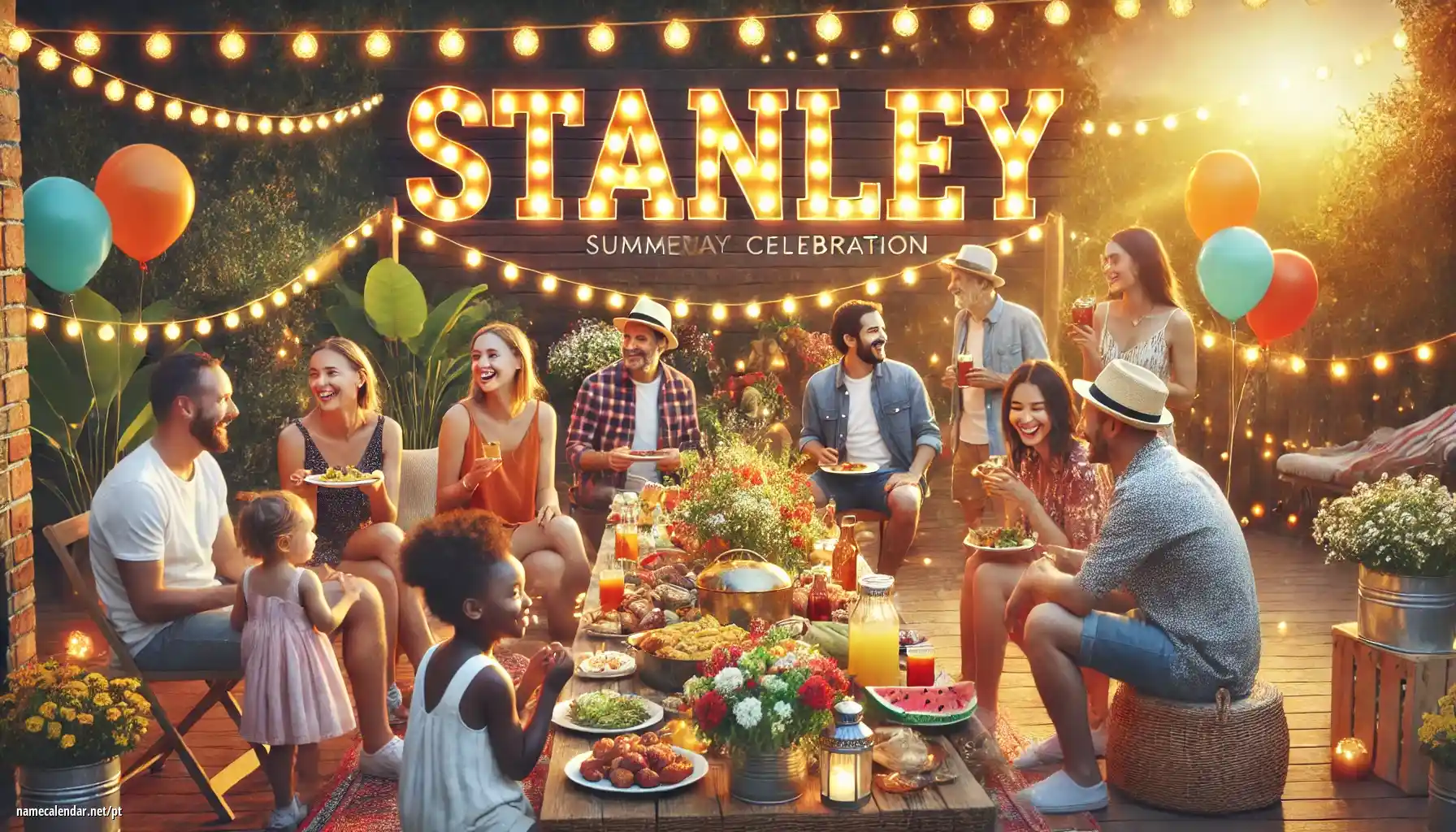 Celebração do dia do nome e nome - Stanley