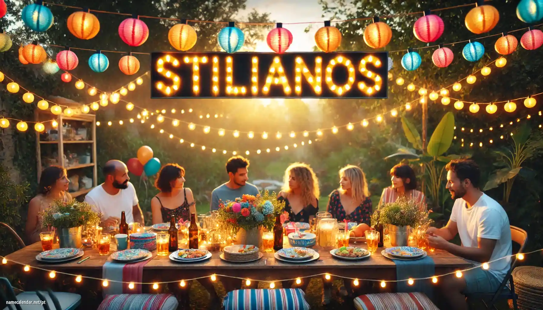 Celebração do dia do nome e nome - Stilianos