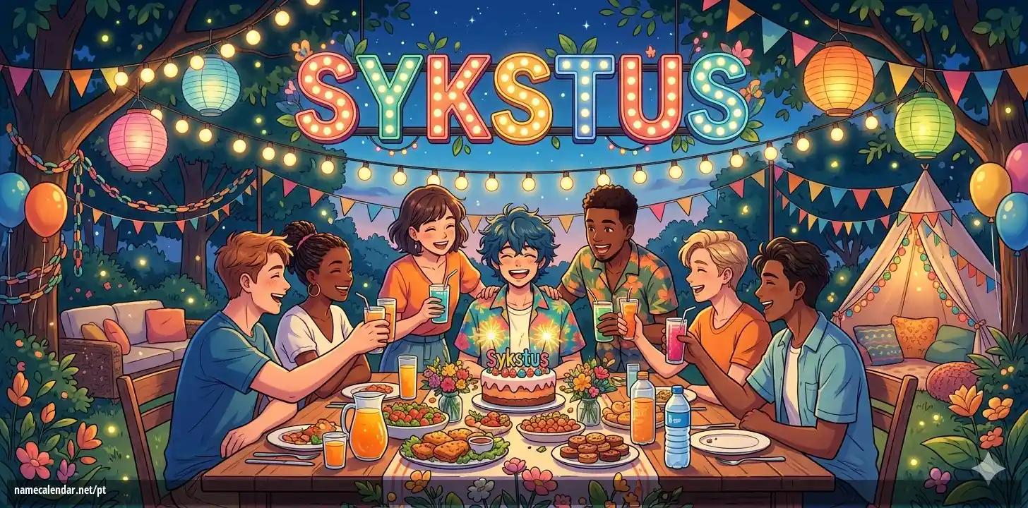 Celebração do dia do nome e nome - Sykstus