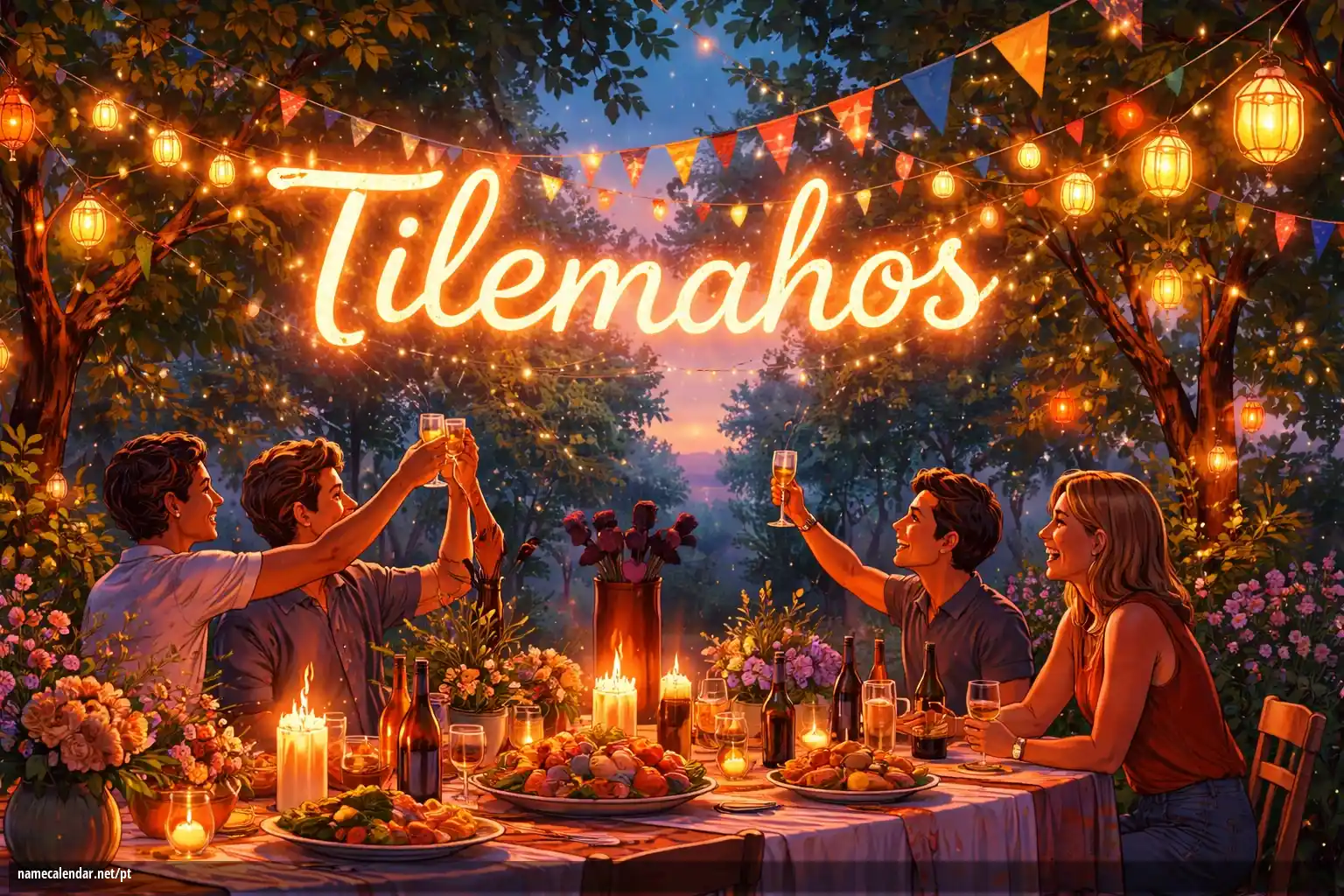 Celebração do dia do nome e nome - Tilemahos