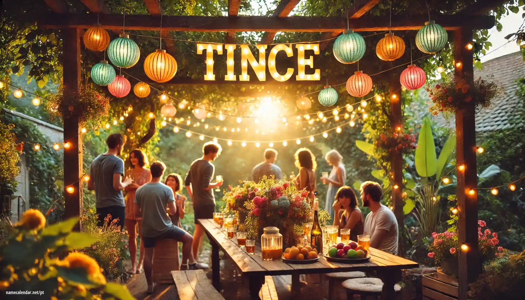 Celebração do dia do nome e nome - Tince