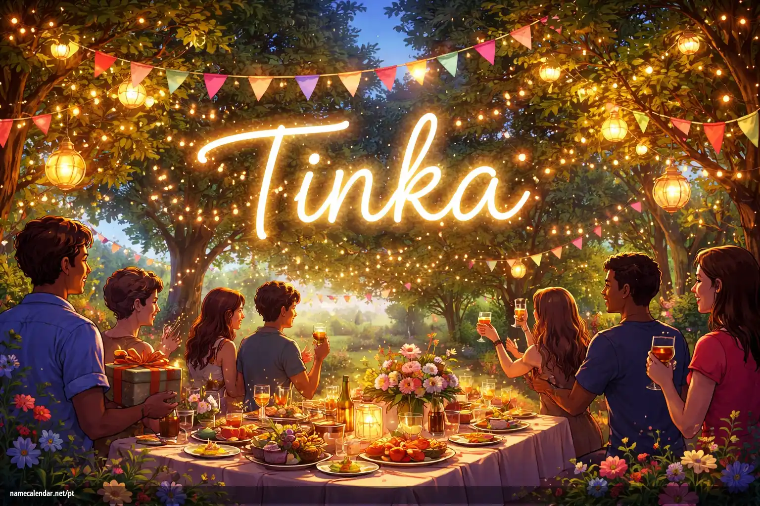 Celebração do dia do nome e nome - Tinka