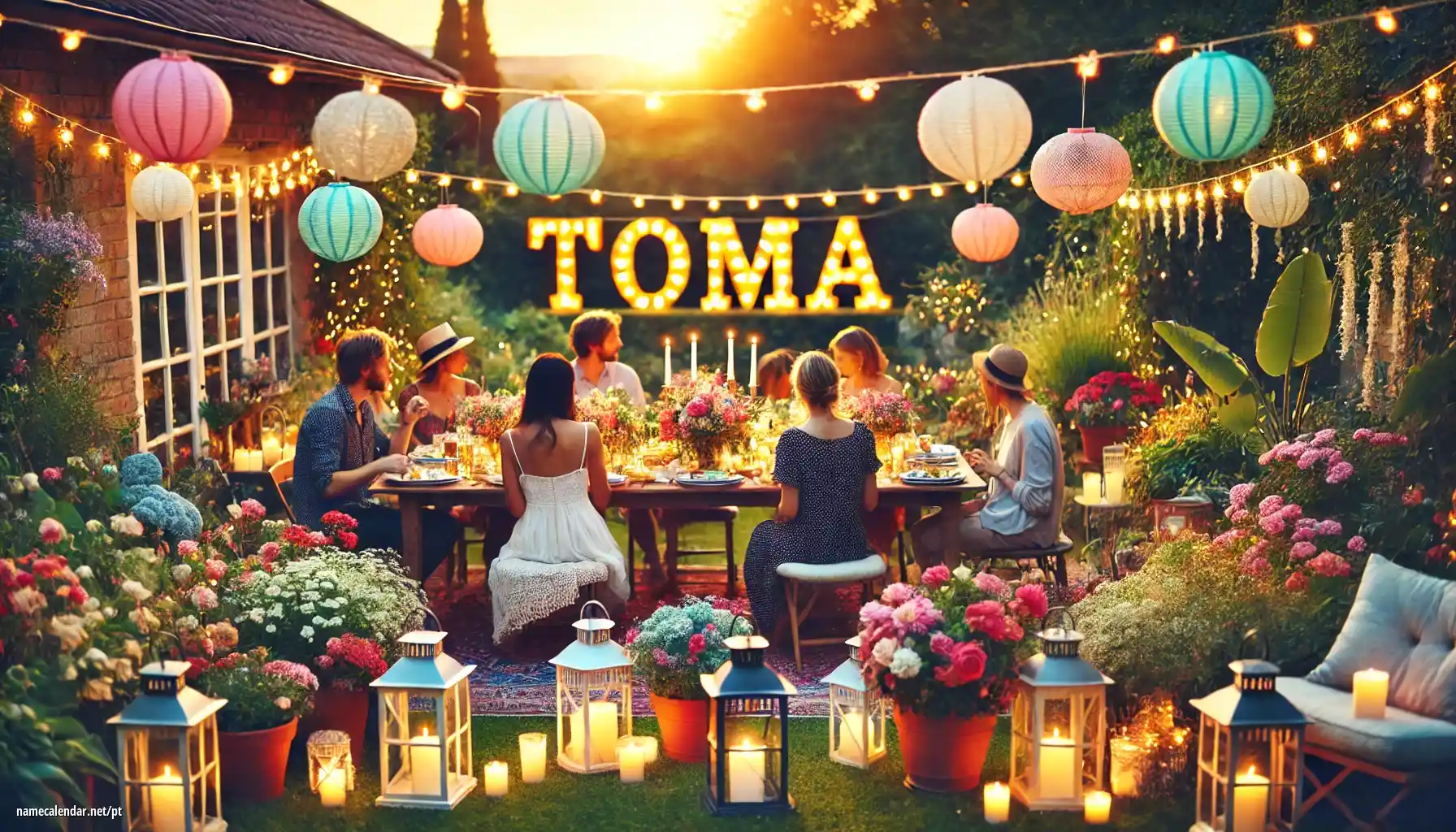 Celebração do dia do nome e nome - Toma