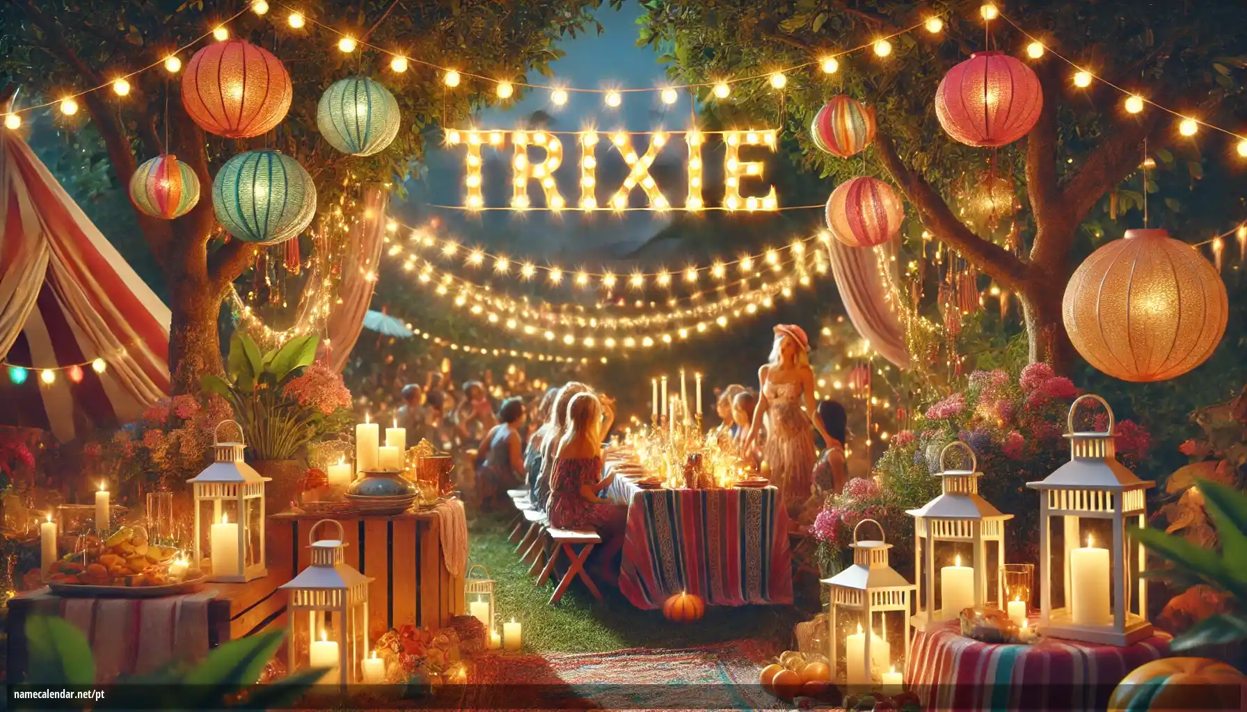 Celebração do dia do nome e nome - Trixie