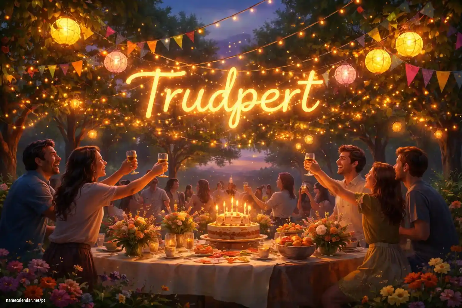 Celebração do dia do nome e nome - Trudpert
