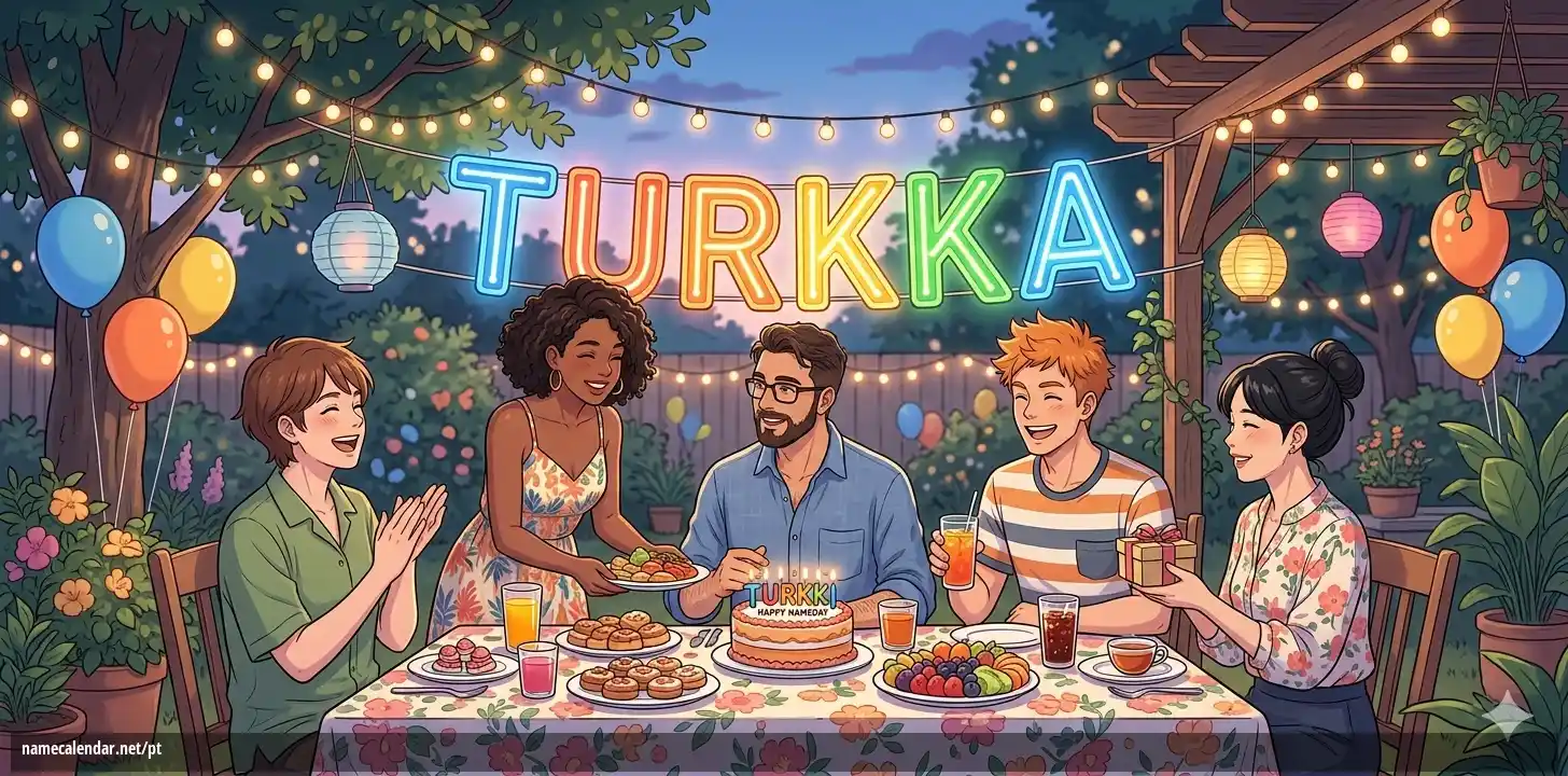 Celebração do dia do nome e nome - Turkka