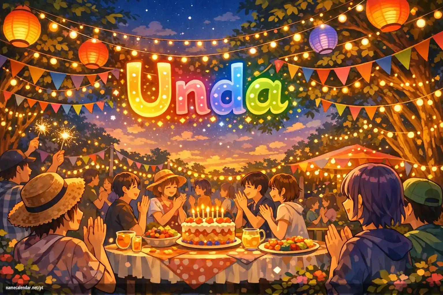 Celebração do dia do nome e nome - Unda