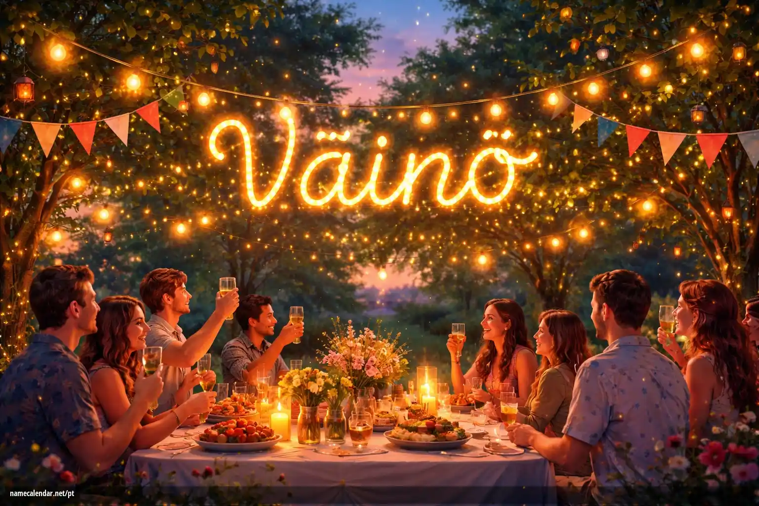 Celebração do dia do nome e nome - Vaino