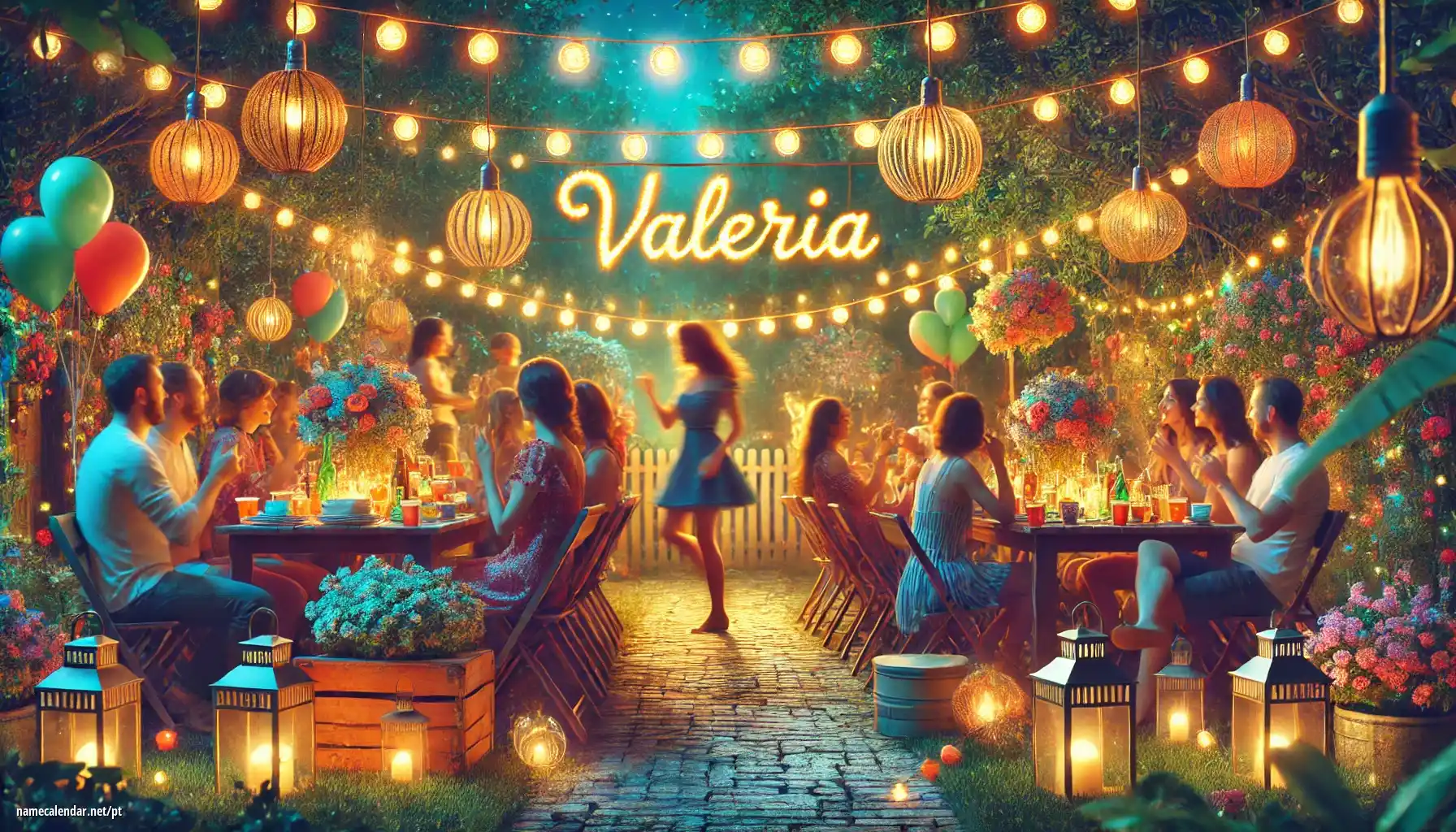 Celebração do dia do nome e nome - Valéria