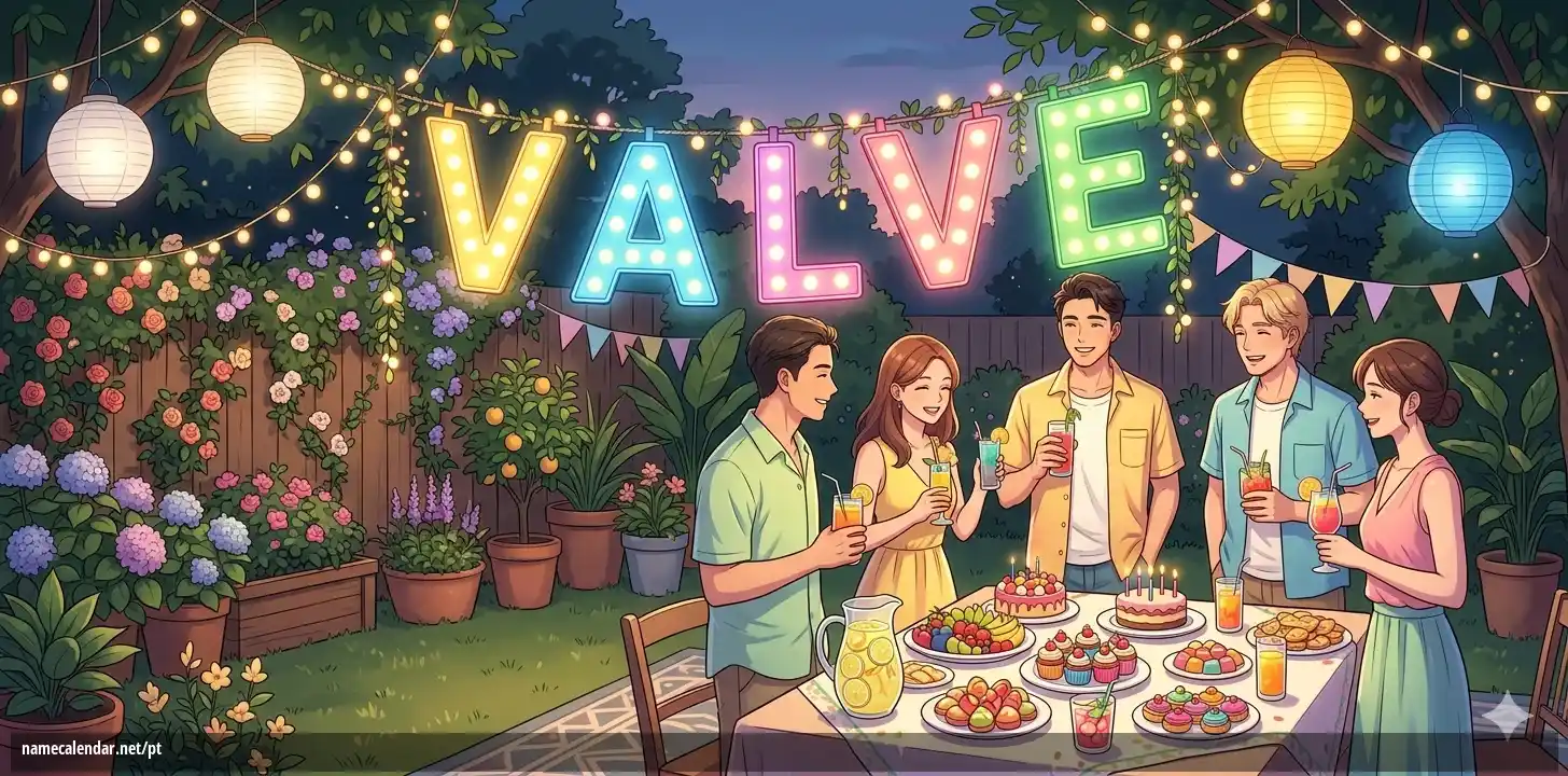 Celebração do dia do nome e nome - Valve