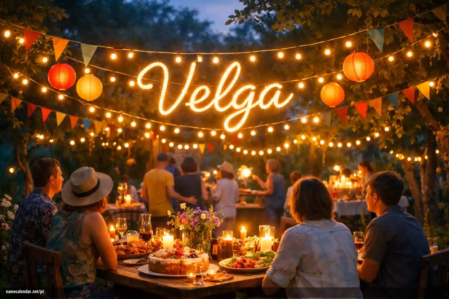 Celebração do dia do nome e nome - Velga