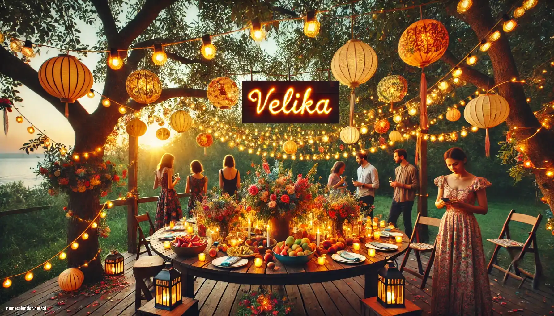 Celebração do dia do nome e nome - Velika