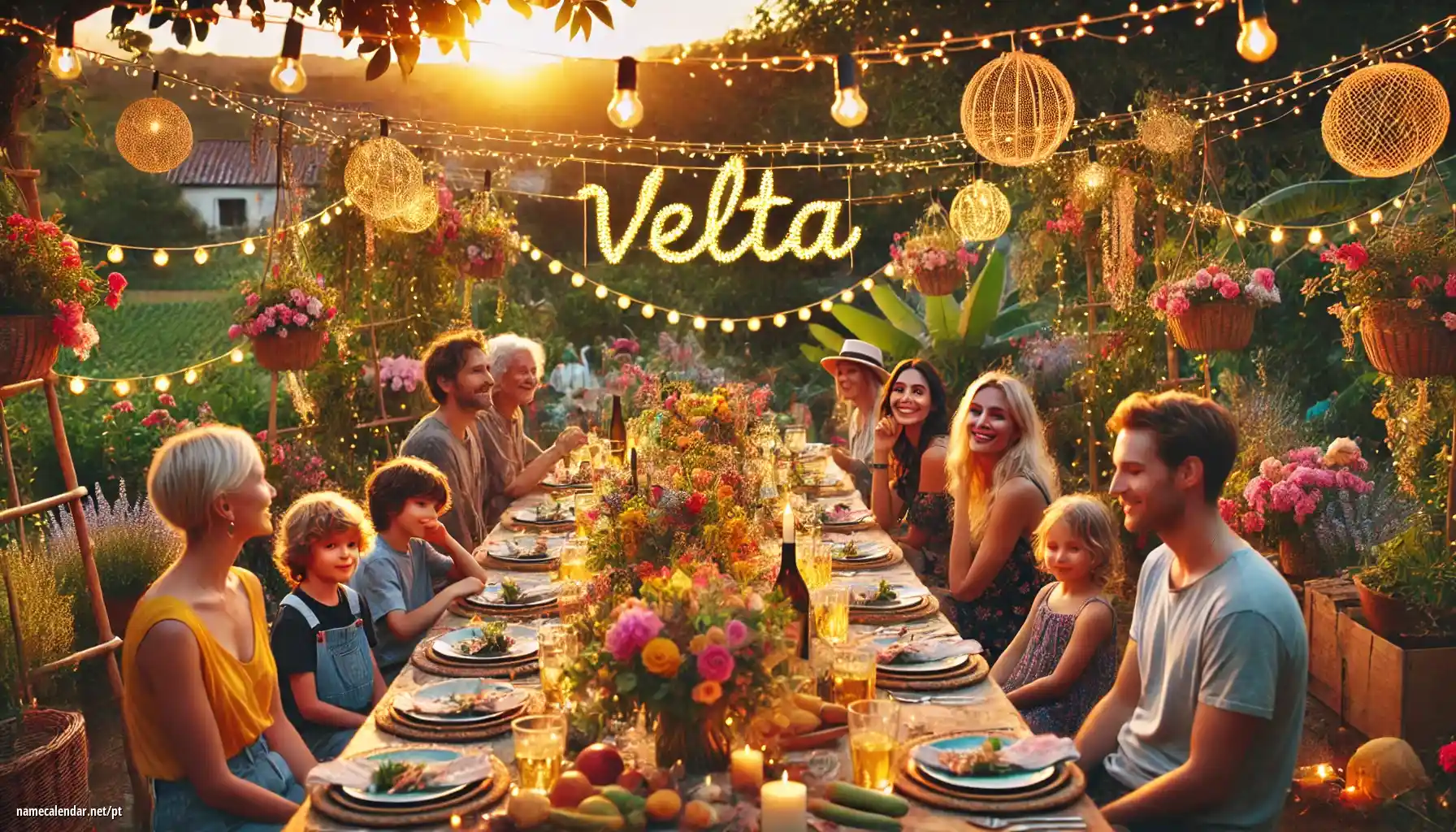 Celebração do dia do nome e nome - Velta