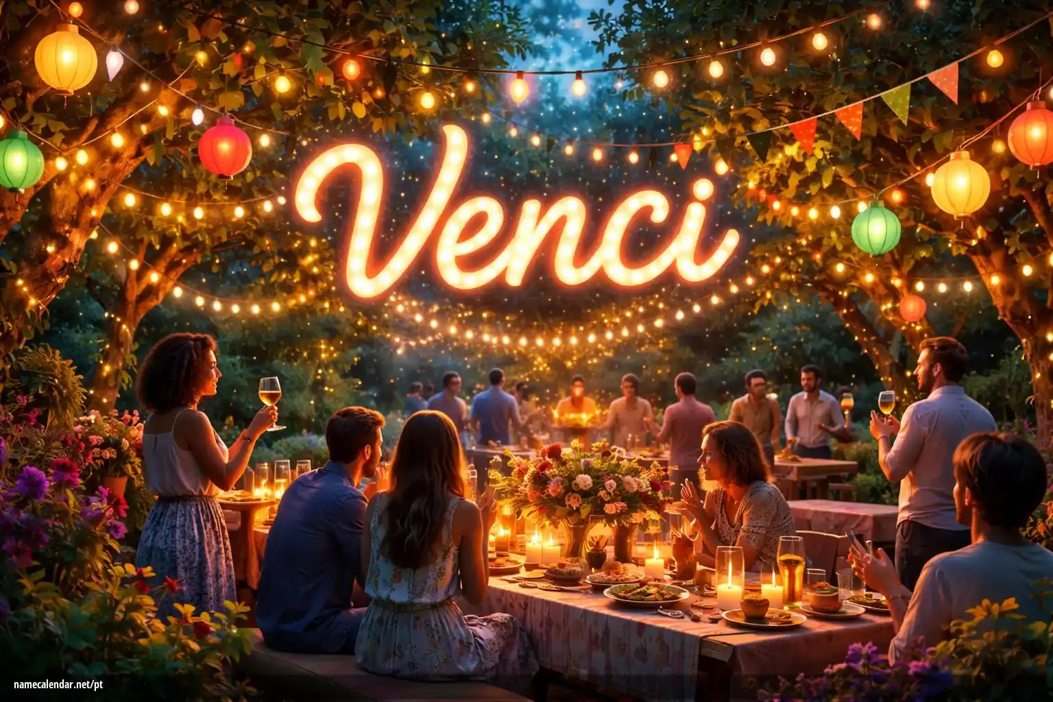 Celebração do dia do nome e nome - Venci