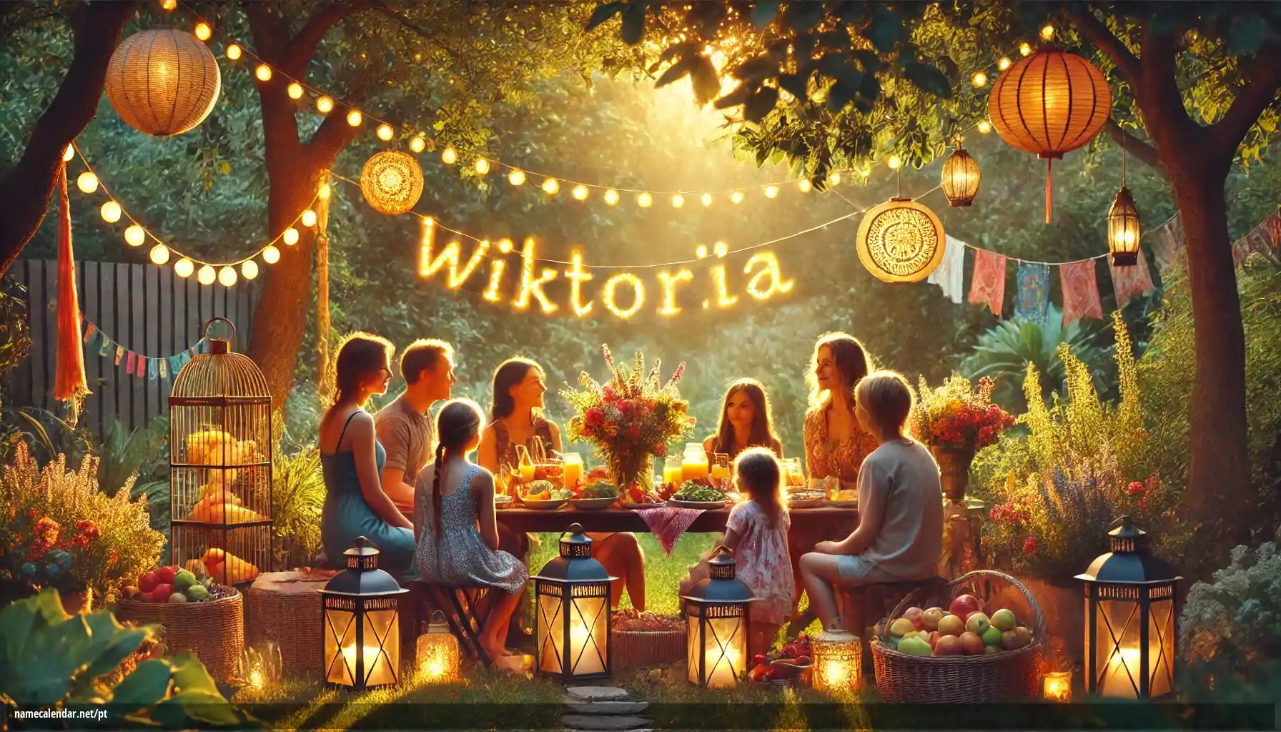 Celebração do dia do nome e nome - Wiktoria