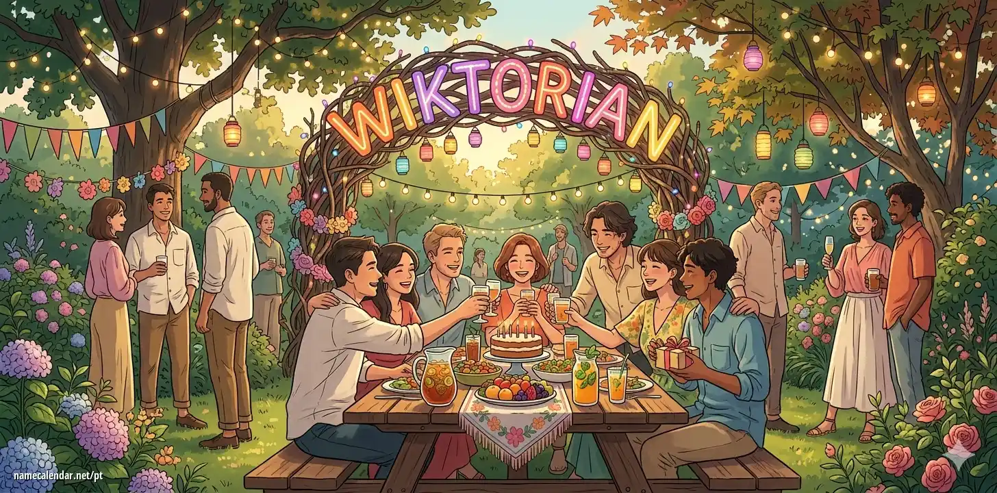 Celebração do dia do nome e nome - Wiktorian