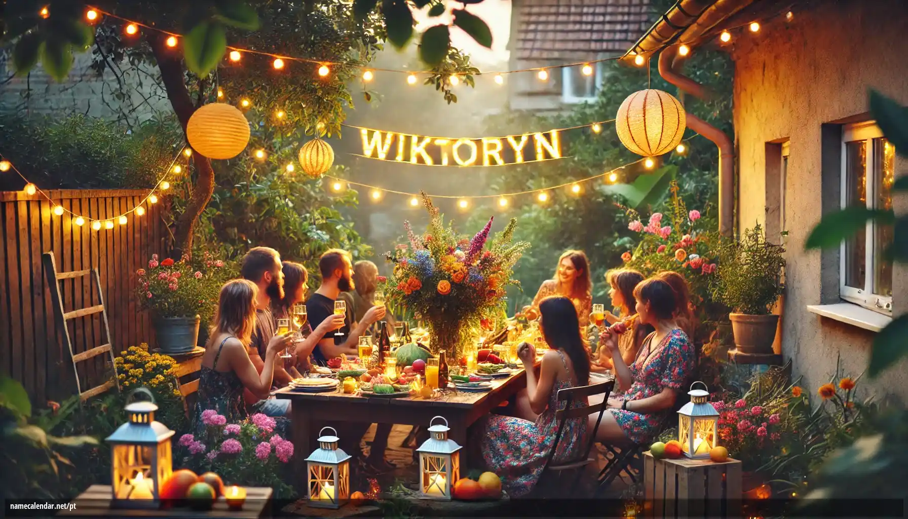 Celebração do dia do nome e nome - Wiktoryn