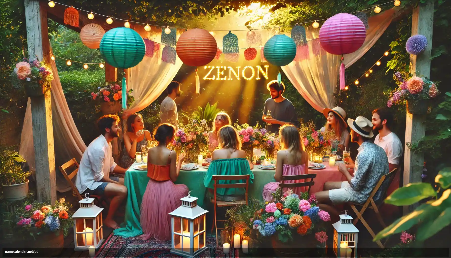 Celebração do dia do nome e nome - Zenón