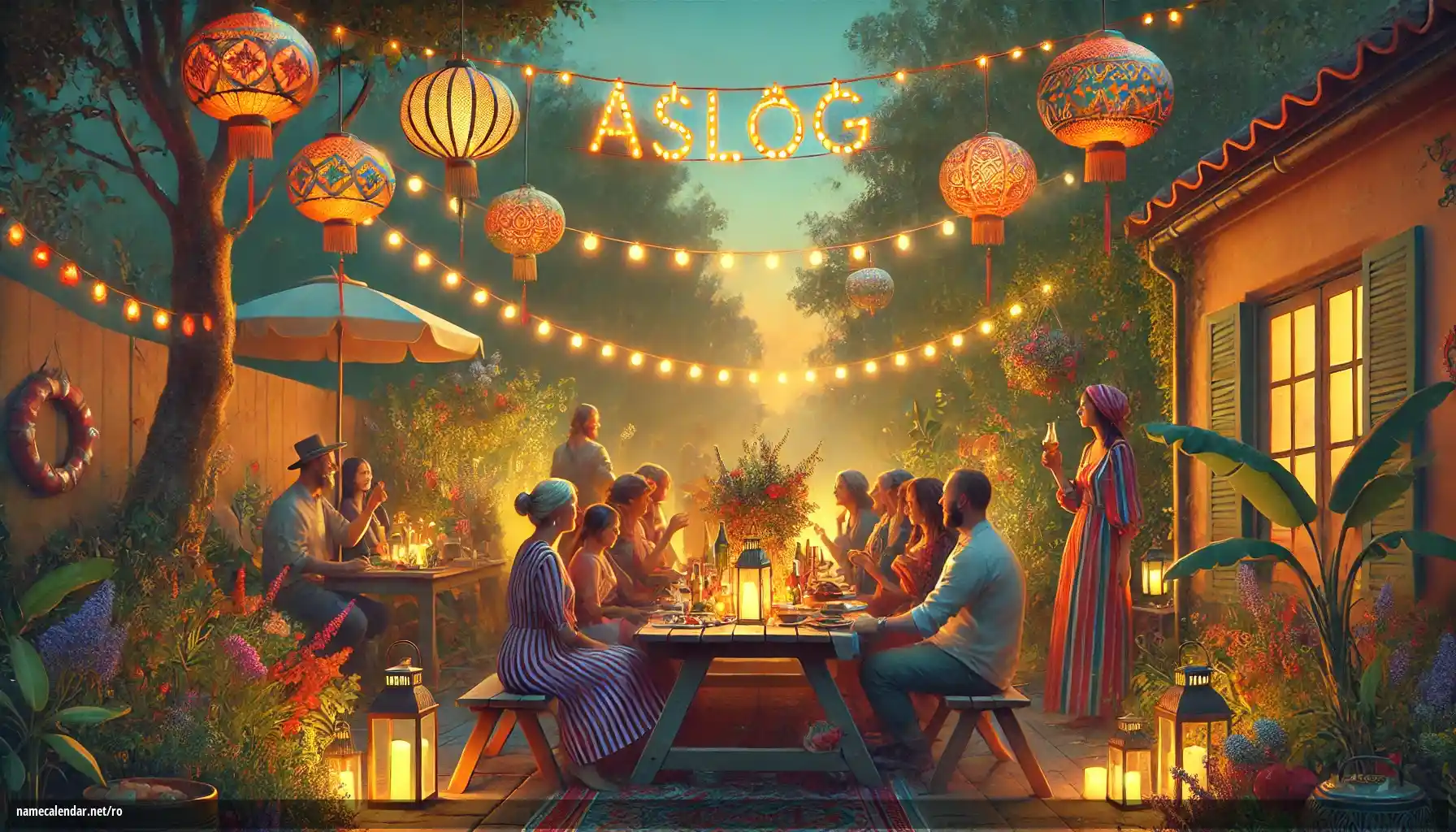 Sărbătorirea zilei onomastice și a numelui - Åslög