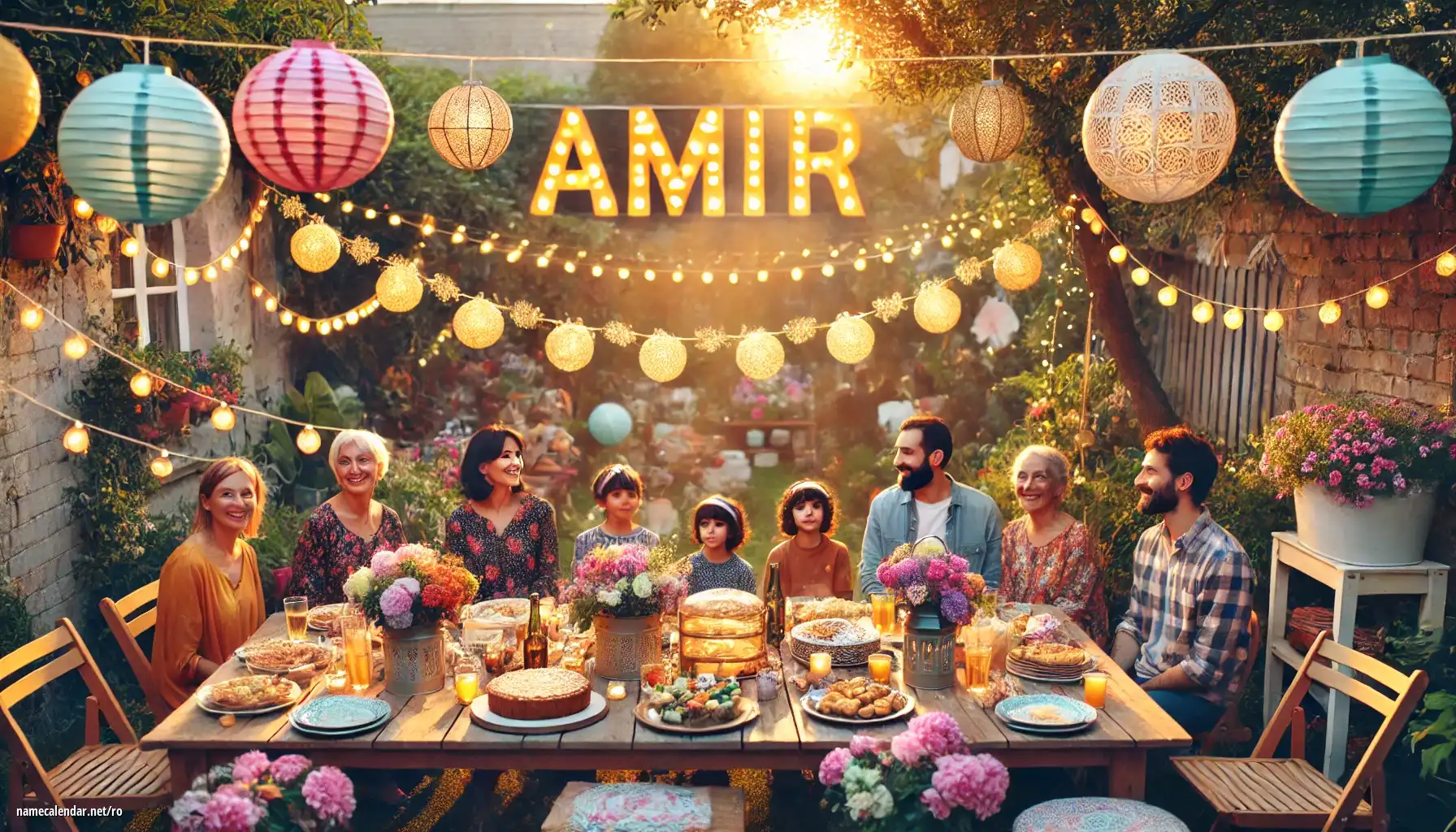 Sărbătorirea zilei onomastice și a numelui - Amir