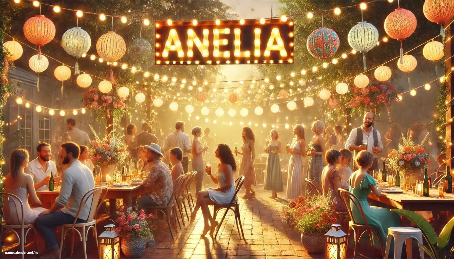 Sărbătorirea zilei onomastice și a numelui - Anelia