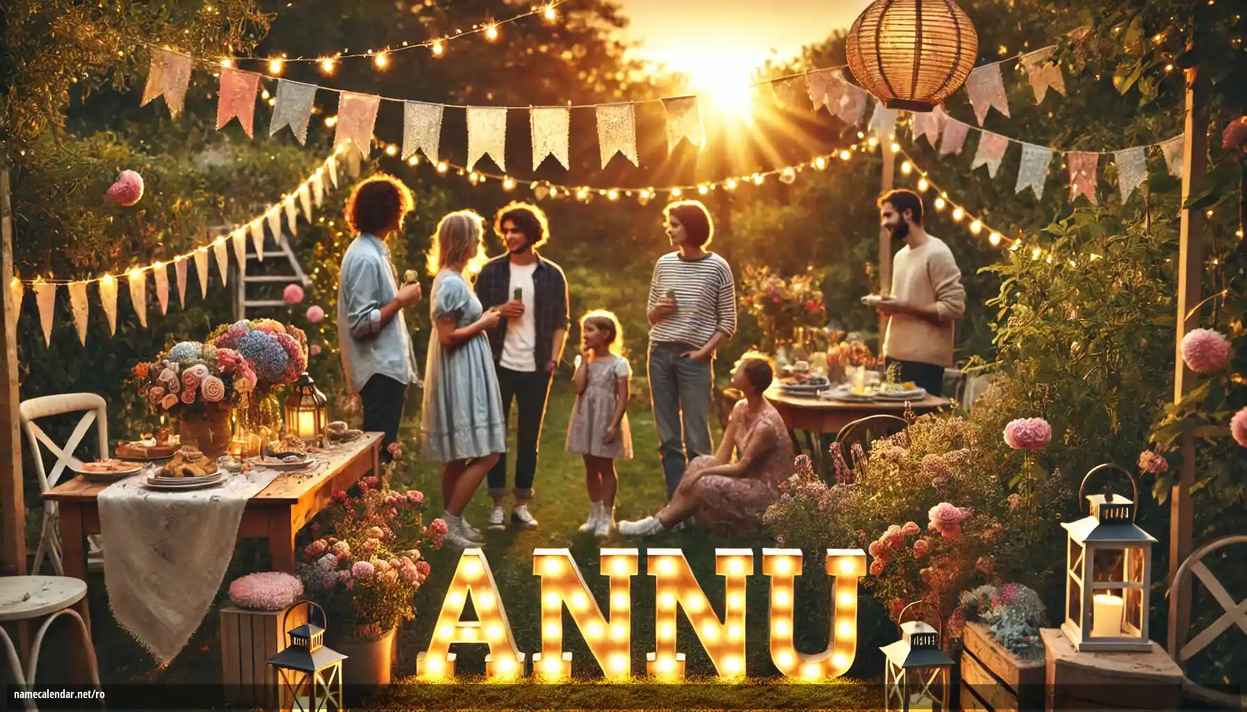 Sărbătorirea zilei onomastice și a numelui - Annu