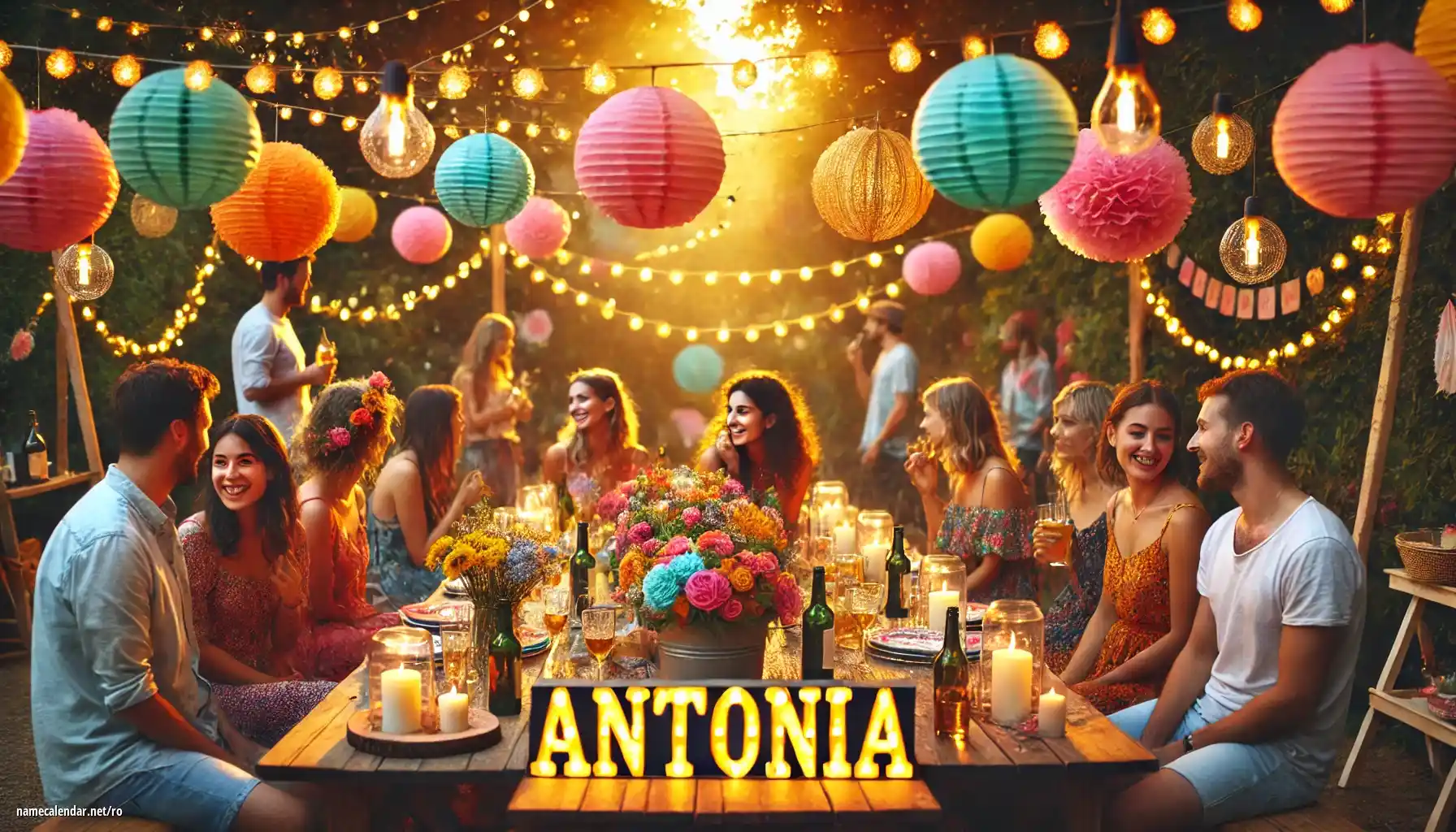 Sărbătorirea zilei onomastice și a numelui - Antónia