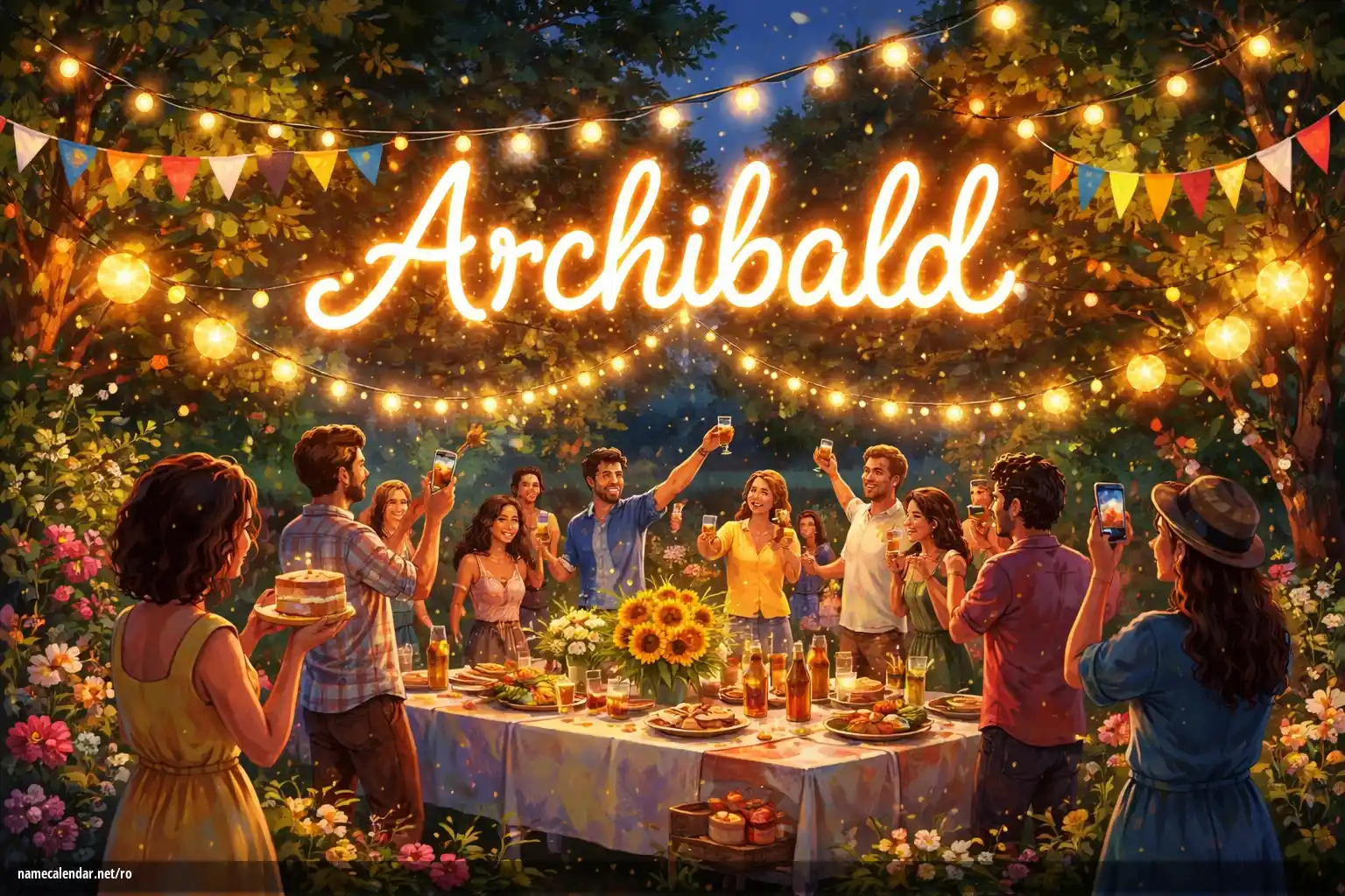 Sărbătorirea zilei onomastice și a numelui - Archibald