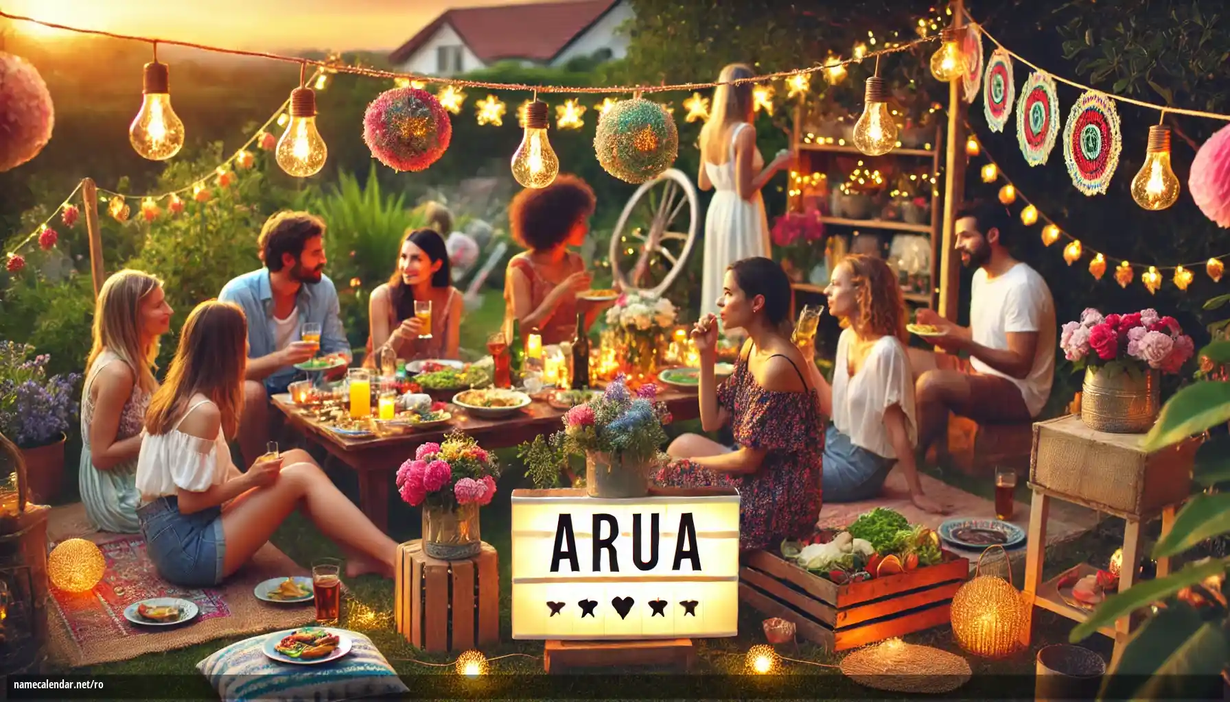 Sărbătorirea zilei onomastice și a numelui - Arua