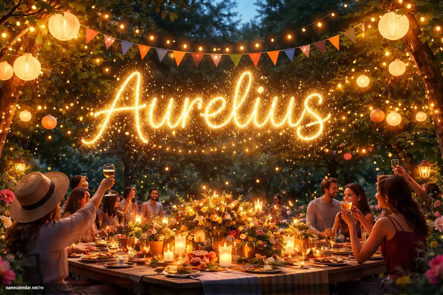 Sărbătorirea zilei onomastice și a numelui - Aurelius