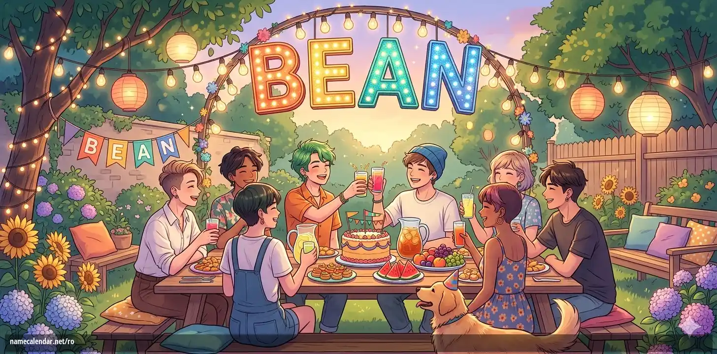Sărbătorirea zilei onomastice și a numelui - Bean