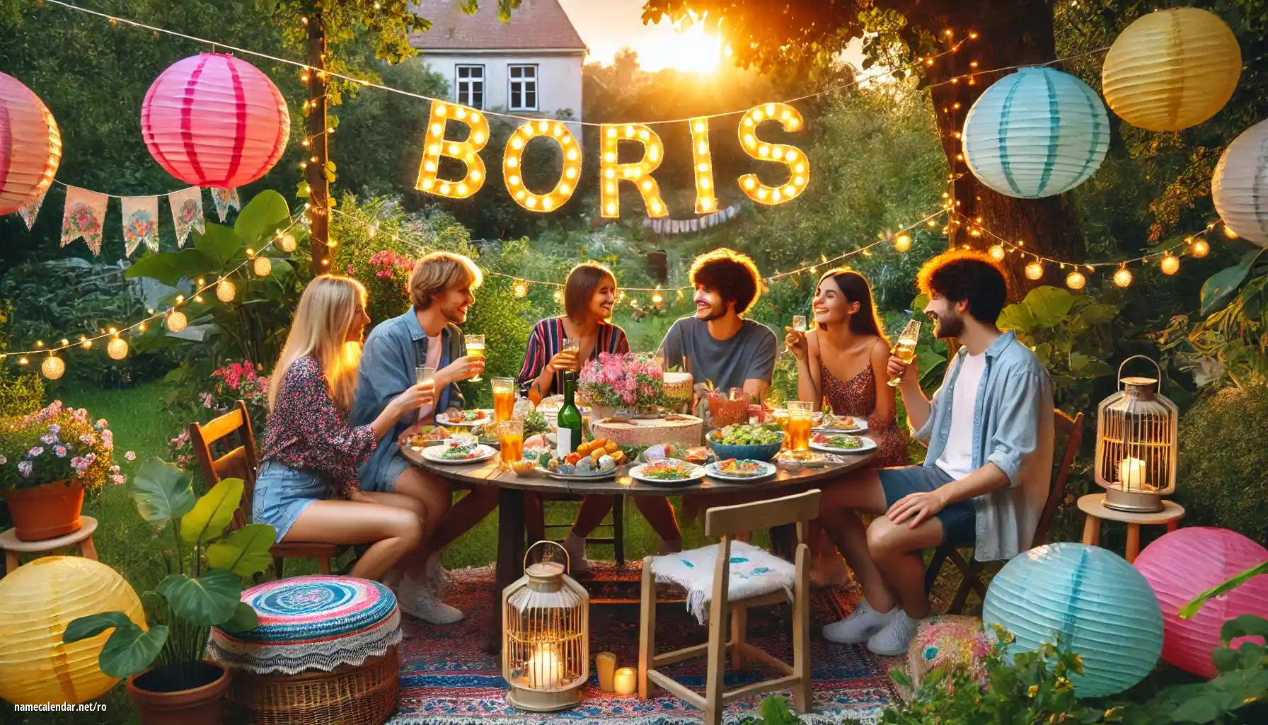 Sărbătorirea zilei onomastice și a numelui - Boris