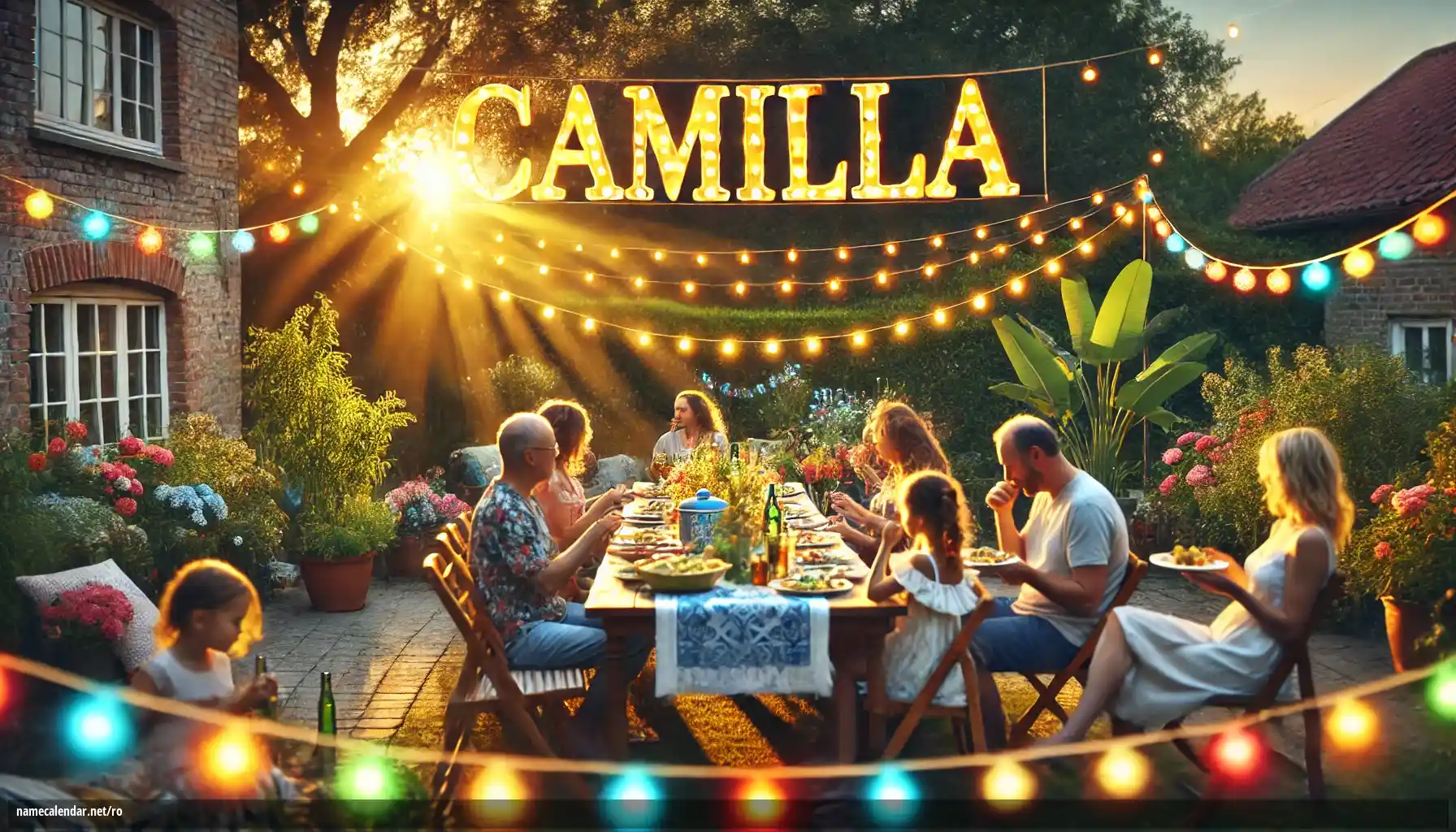 Sărbătorirea zilei onomastice și a numelui - Camilla