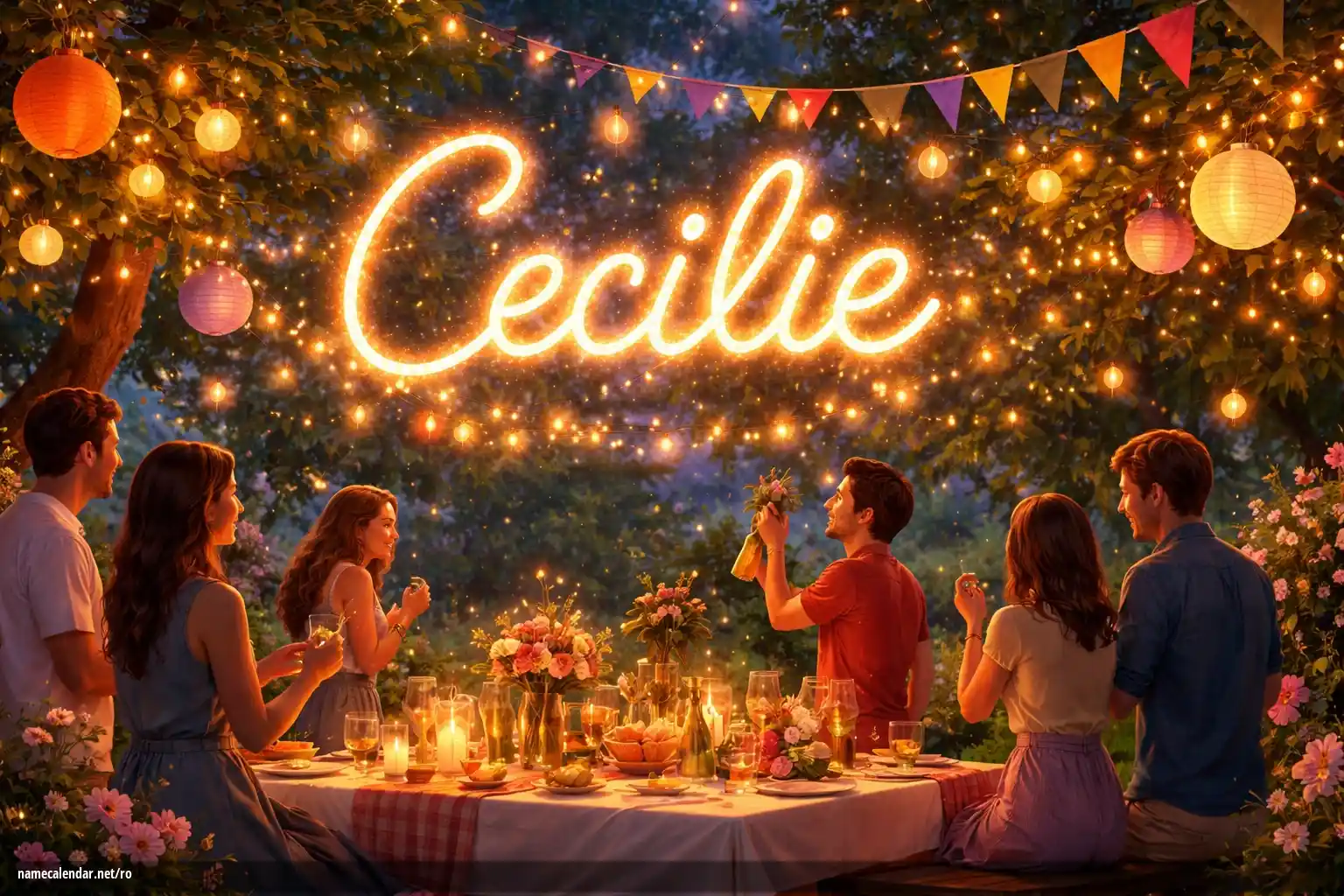 Sărbătorirea zilei onomastice și a numelui - Cecilie